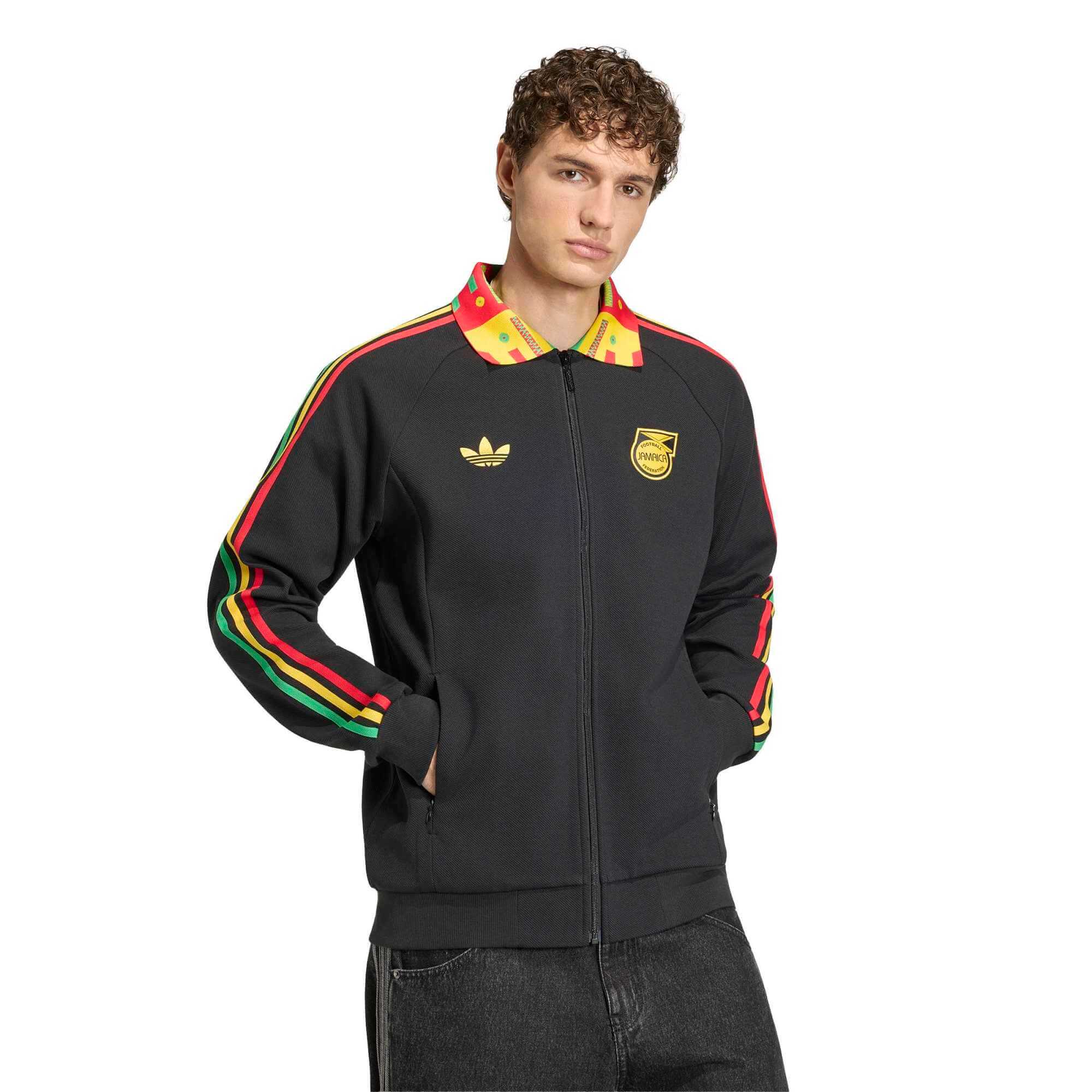adidas 2026 Jamaica Men's Bob Marley Away Anthem Jacket