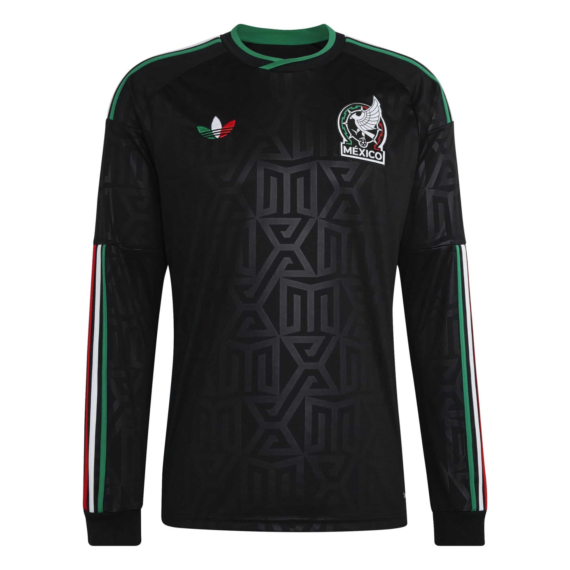 adidas 2026 Mexico Men's Stadium Third Long-Sleeve Soccer Jersey
