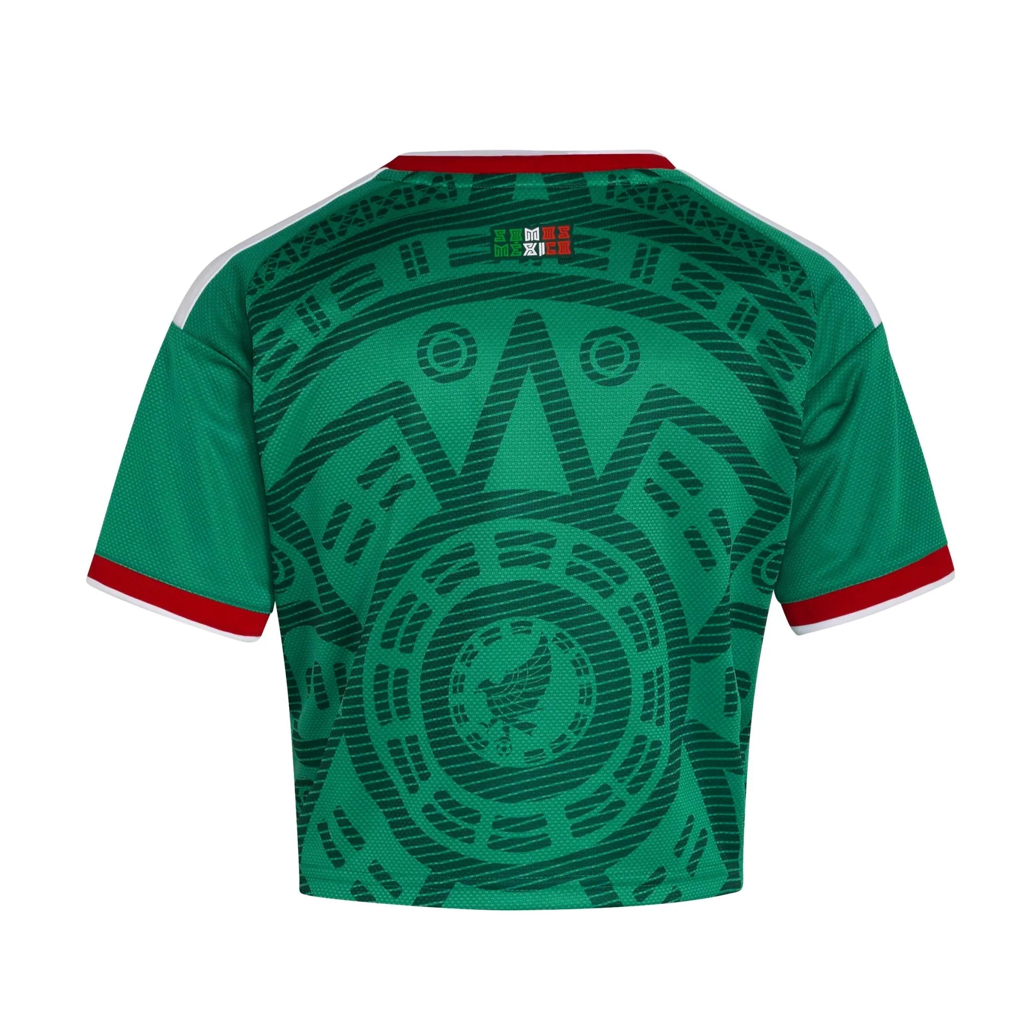 adidas 2026 Mexico Women's Stadium Home Cropped Soccer Jersey