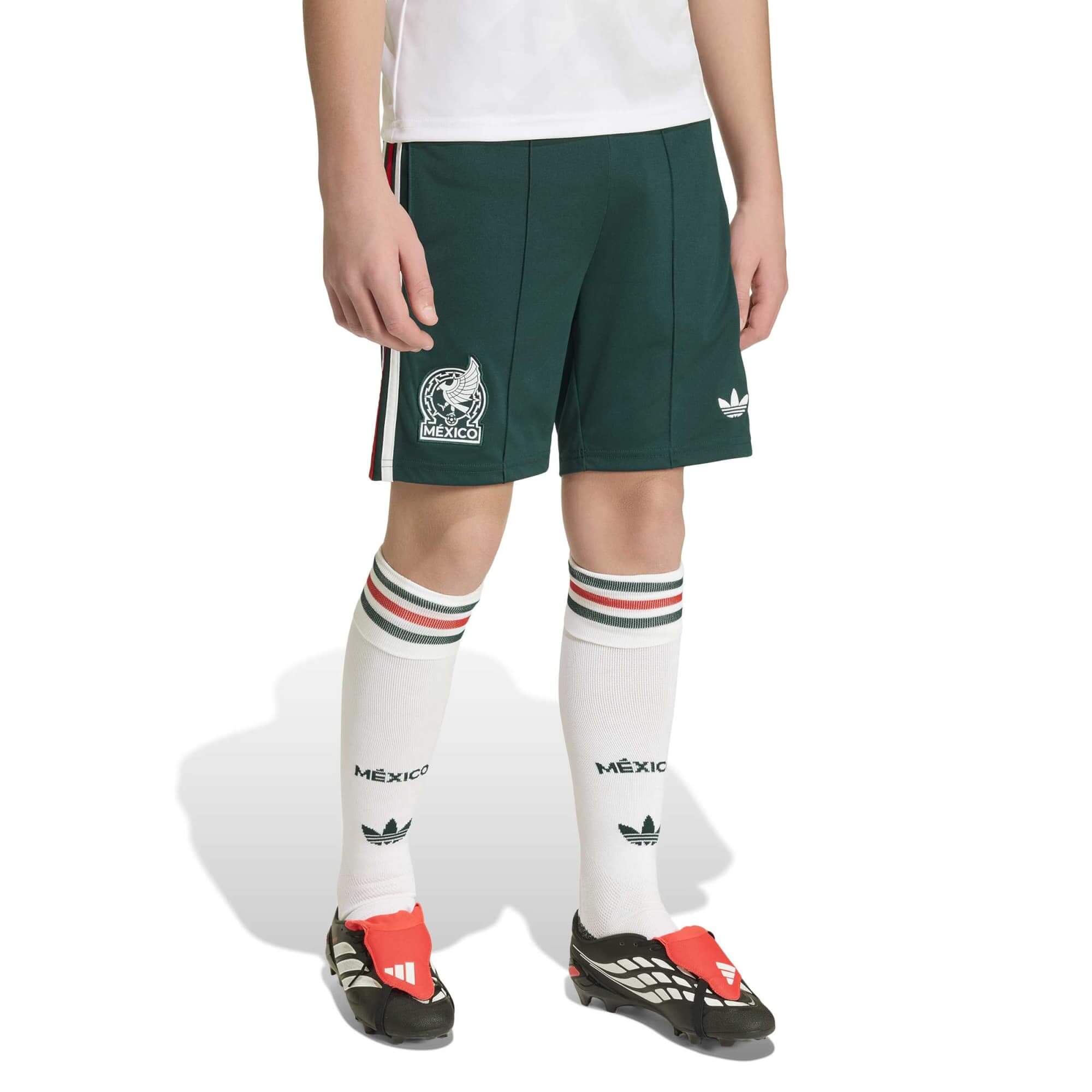 adidas 2026 Mexico Youth Stadium Away Shorts