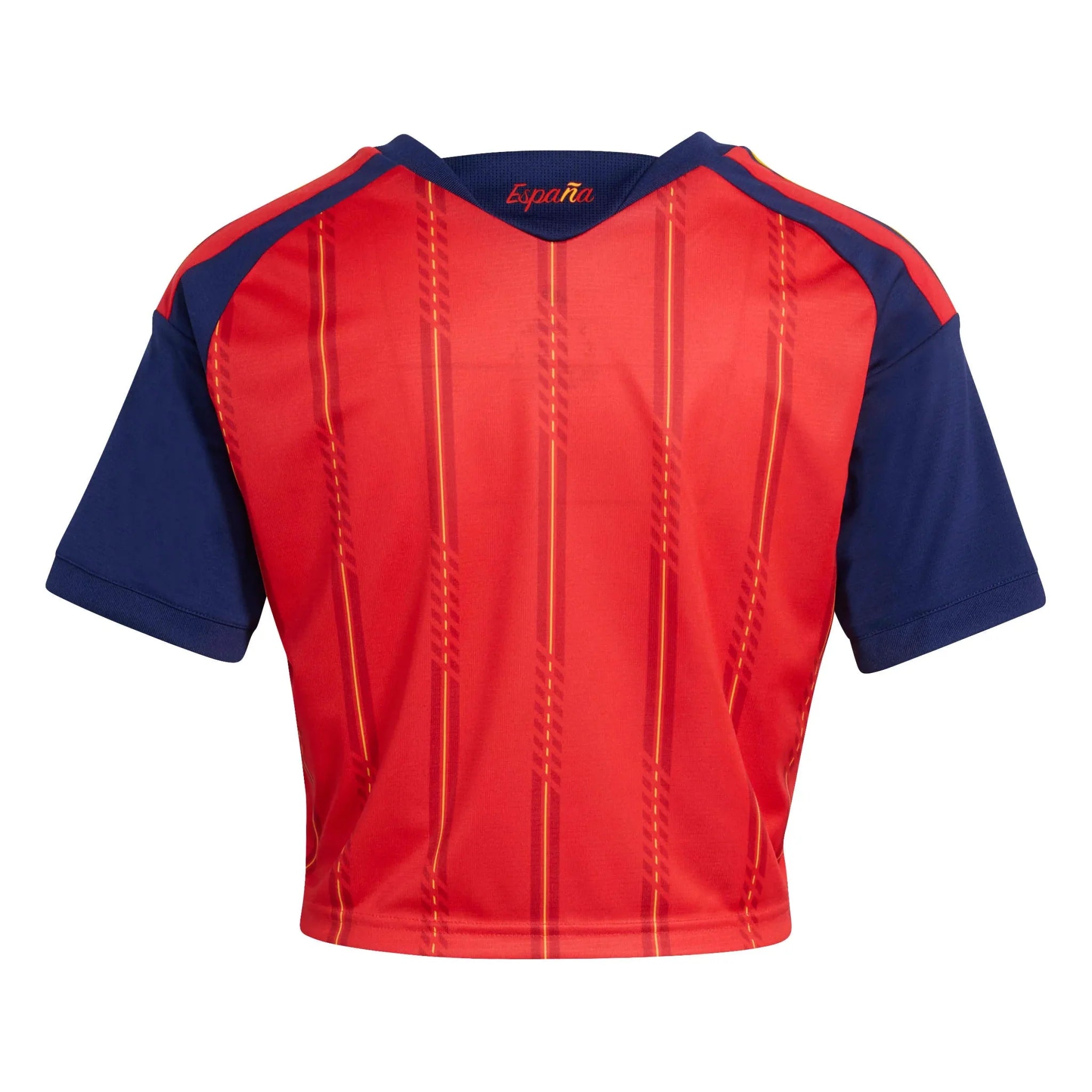adidas 2026 Spain Women's Stadium Home Cropped Soccer Jersey