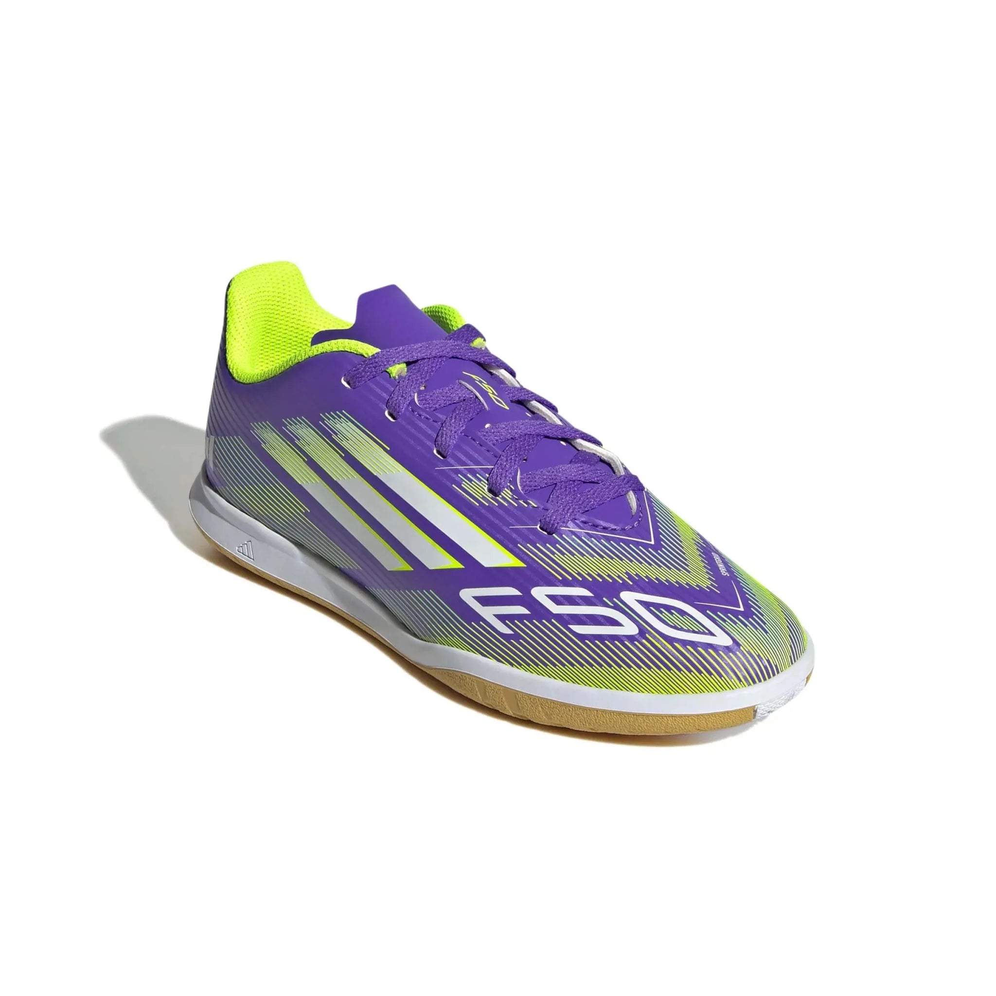 adidas Kid's F50 Club Indoor Soccer Shoes - Radiant Blaze Pack (FA25)