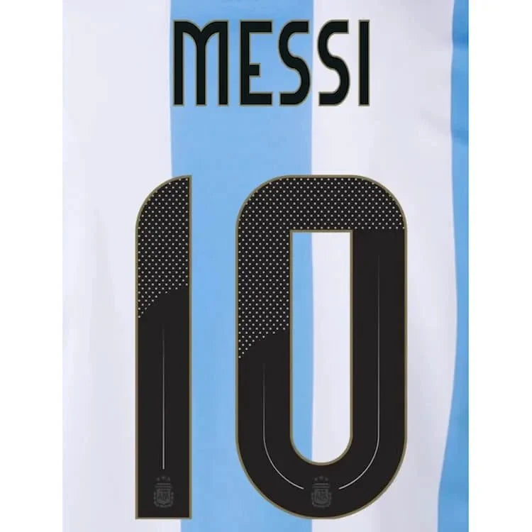 Argentina 2024/25 Home Messi #10 Jersey Name Set