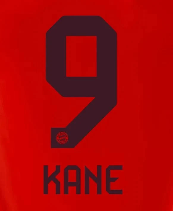 Bayern Munich 2024/25 Home Kane #9 Jersey Name Set
