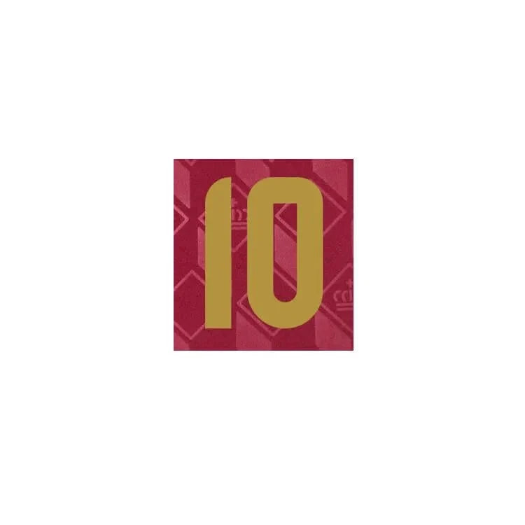 Belgium 2024/25 Home R. Lukaku #10 Jersey Name Set