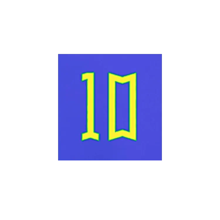 Brazil 2022-23 Away Neymar JR Youth #10 Jersey Name Set