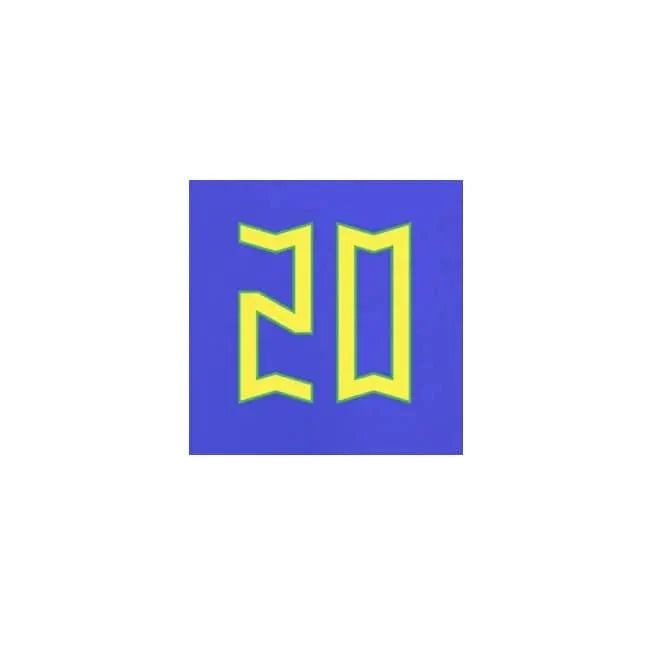 Brazil 2022-23 Away Vini JR #20 Jersey Name Set