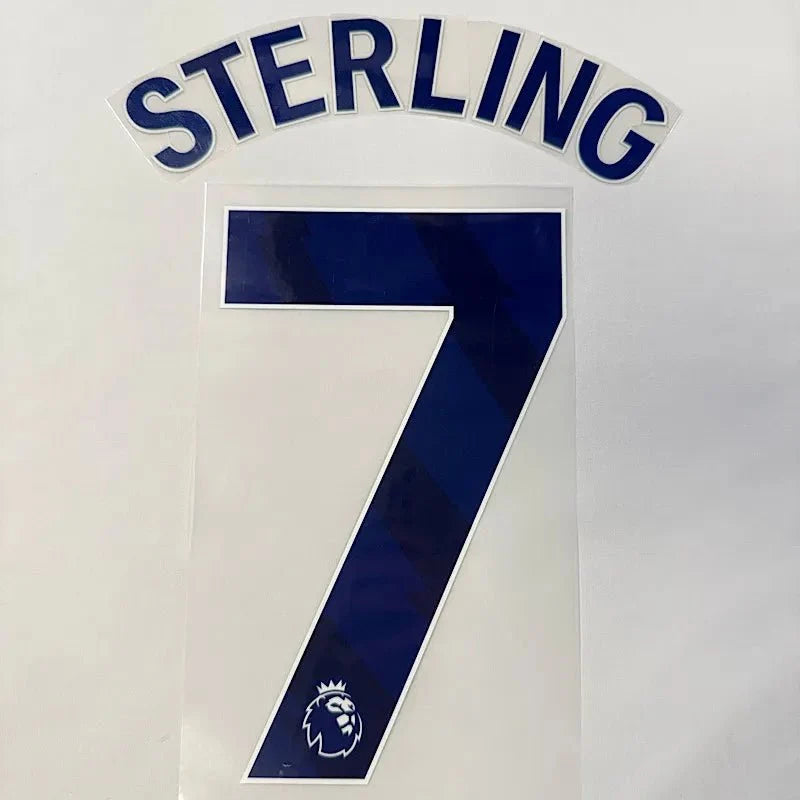 Chelsea 2023-Away STERLING #7 Official Name Set-Navy