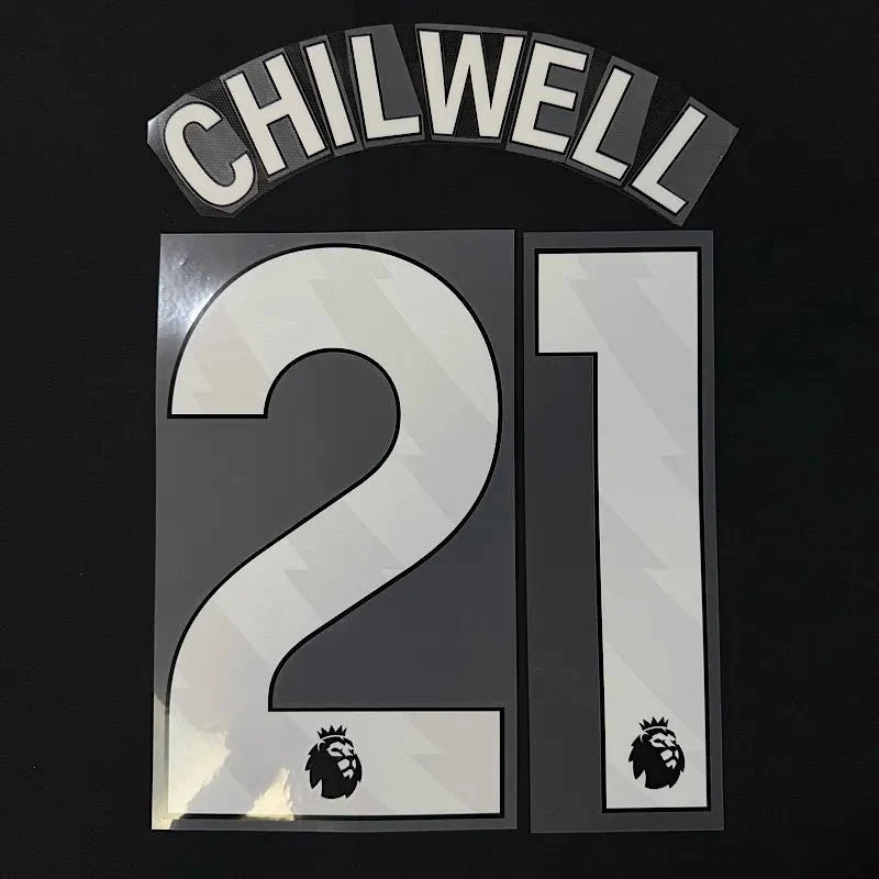 Chelsea 2023-Home CHILWELL #21 Official Name Set