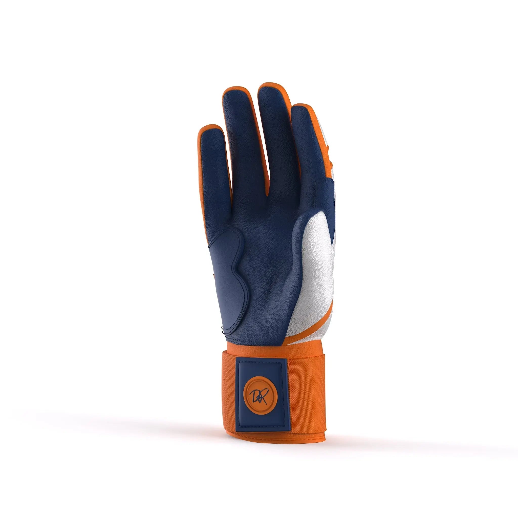 Drip & Rip™ "Baller" Series Premium Leather Long Cuff Batting Glove Freezer Burn