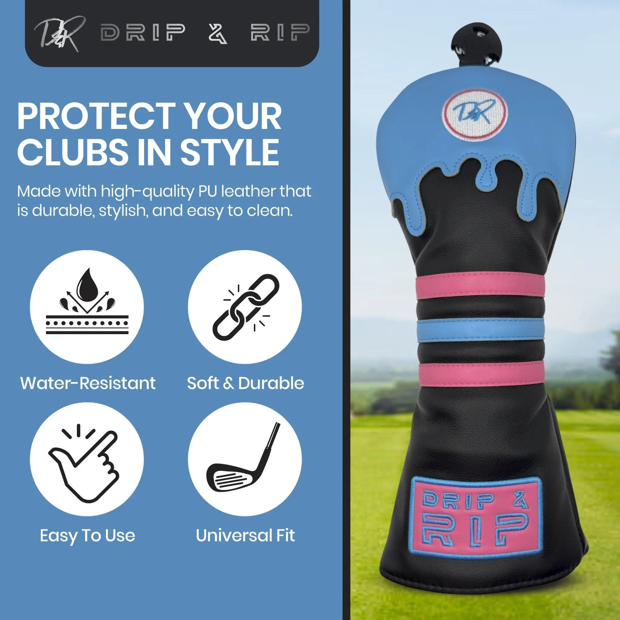 Drip & Rip™ Bomber Series Vice Vice Baby Fairway Wood Headcover