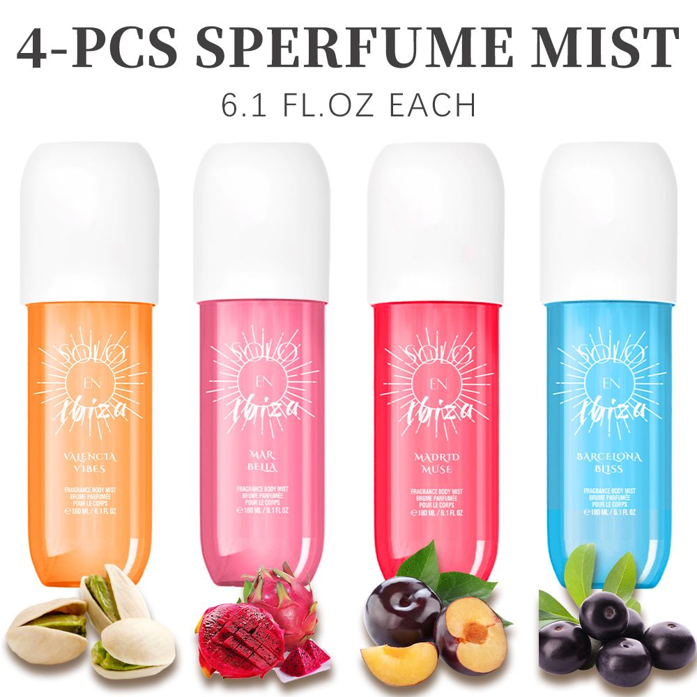 [SOLO EN IBIZA Mist] 1pcs Set SOLO EN IBIZA6.1fl.oz Long-Lasting Hair & Body Fragrance Misfor Women Perfect for Dating, Parties and GiftGiving