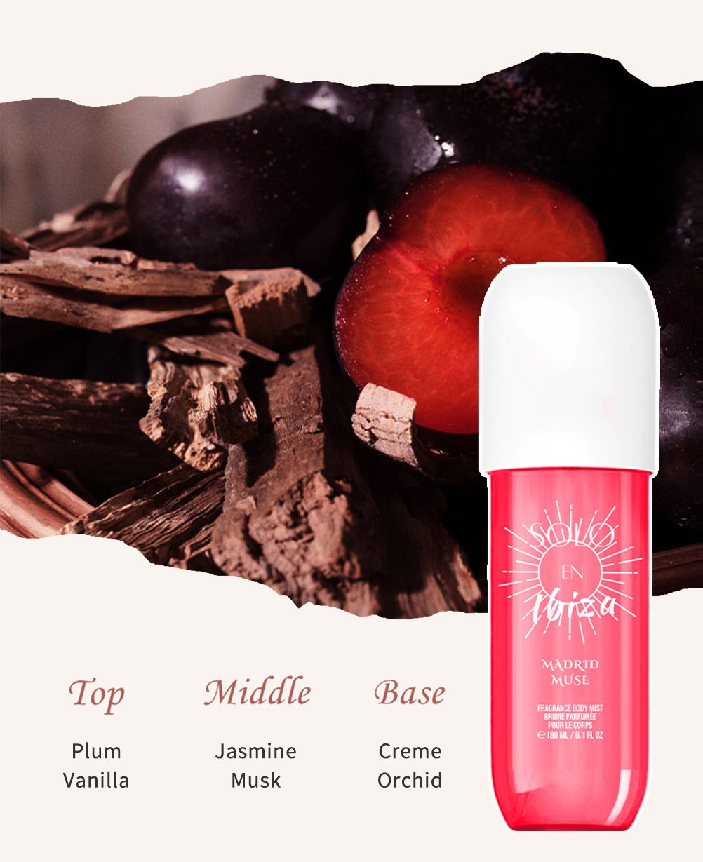 [SOLO EN IBIZA Mist] 1pcs Set SOLO EN IBIZA6.1fl.oz Long-Lasting Hair & Body Fragrance Misfor Women Perfect for Dating, Parties and GiftGiving