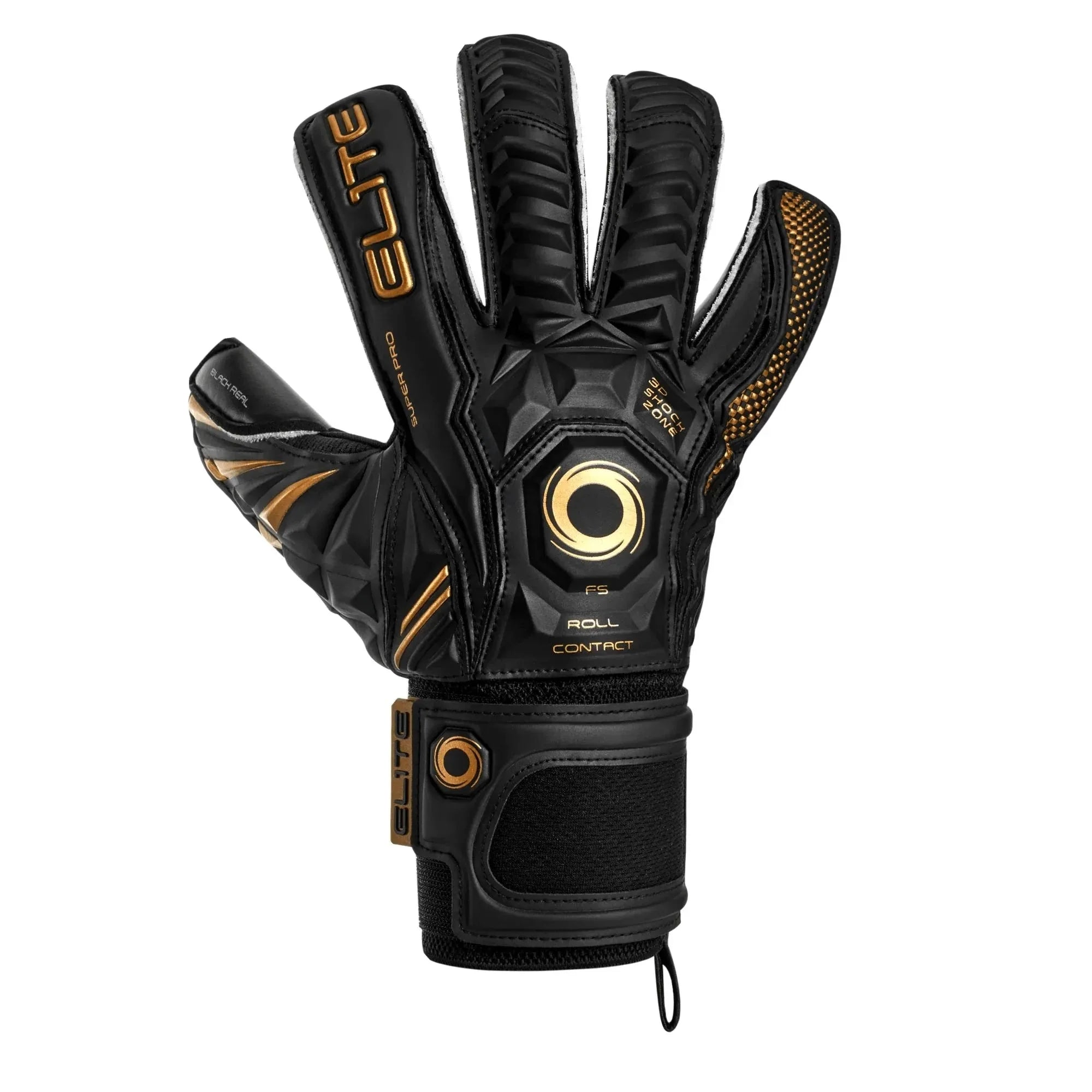 Elite Sport Black Real Goalkeeper Gloves