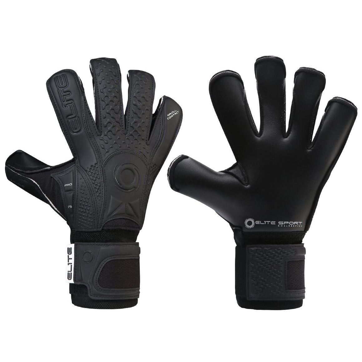 Elite Sport Black Solo Goalkeeper Glove