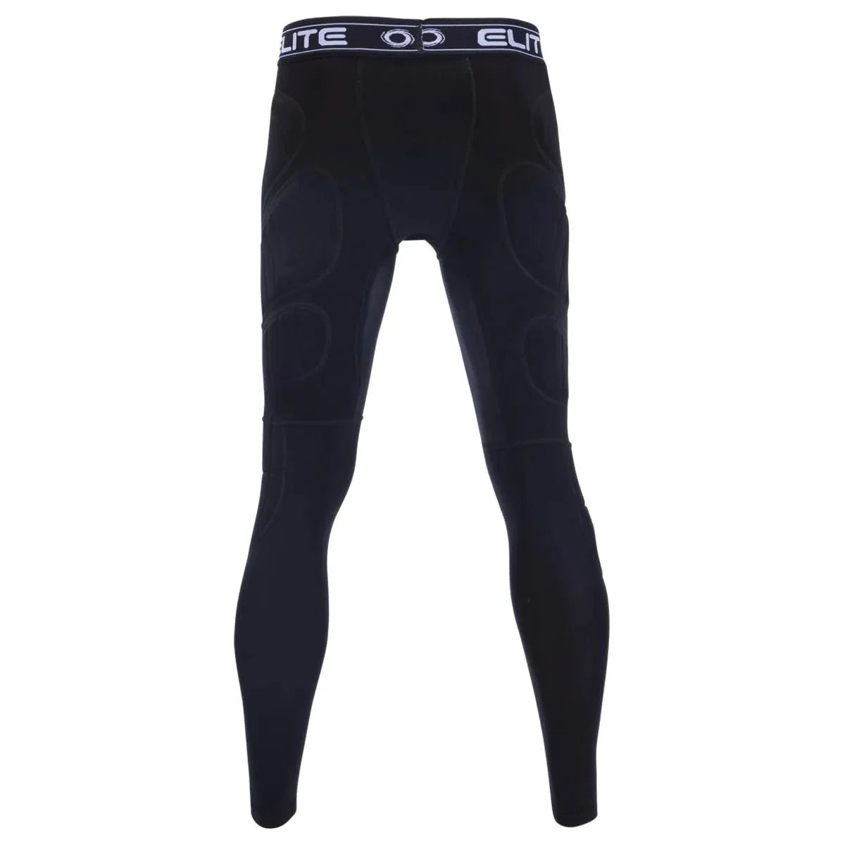 Elite Sport Youth Goalkeeper Padded Compression Leggings - Black
