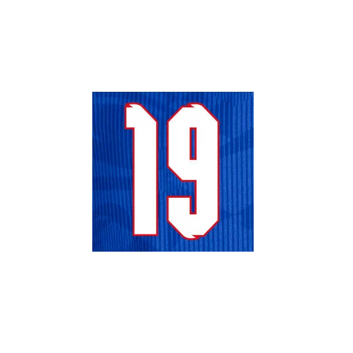 England 2020/21 Away Mount #19 Jersey Name Set