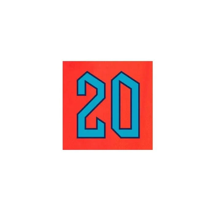 England 2022-23 Away Foden #20 Jersey Name Set
