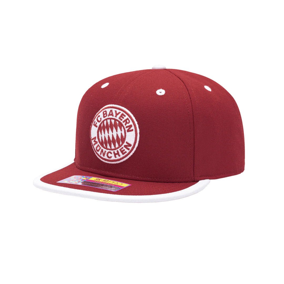 Fan Ink Collection Bayern Munich Tape Snapback - Scarlet
