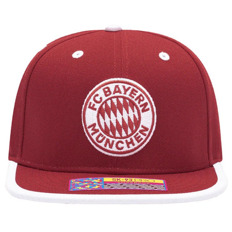 Fan Ink Collection Bayern Munich Tape Snapback - Scarlet