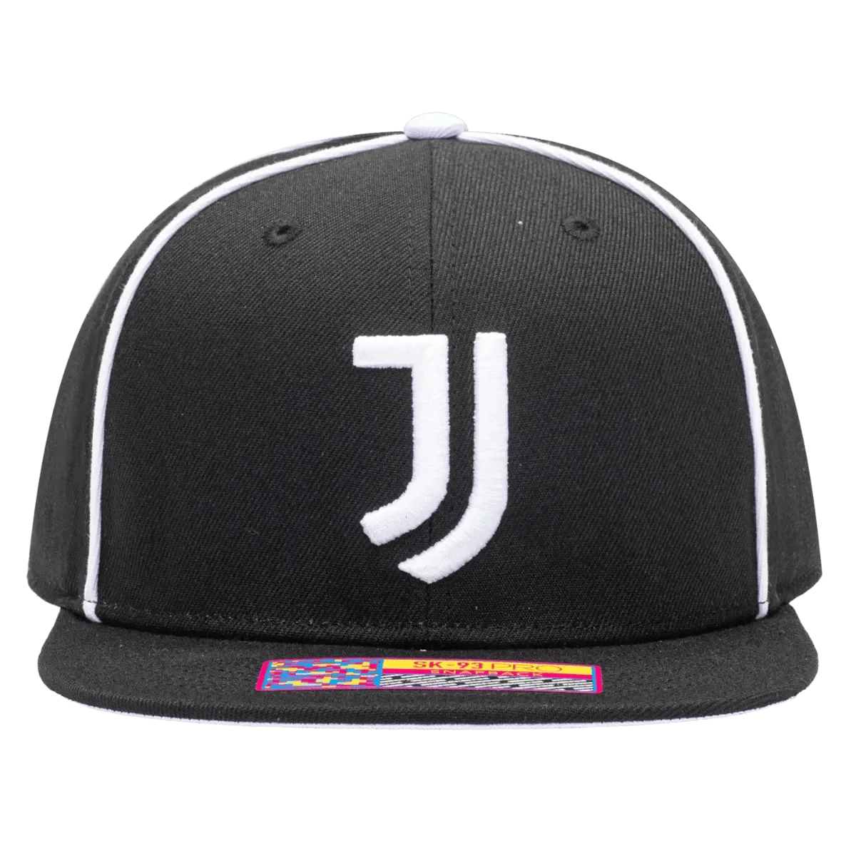 Fan Ink Collection Juventus Cali Night Snapback Hat - Black-White