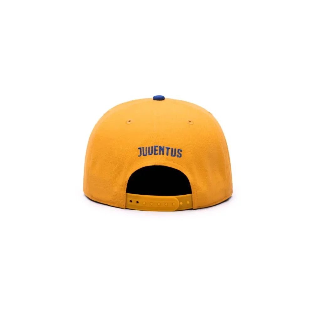 Fan Ink Collection Juventus Retro Capsule Snapback Hat - Gold-Royal