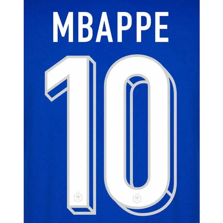 France 2024/25 Home Mbappe #10 Jersey Name Set