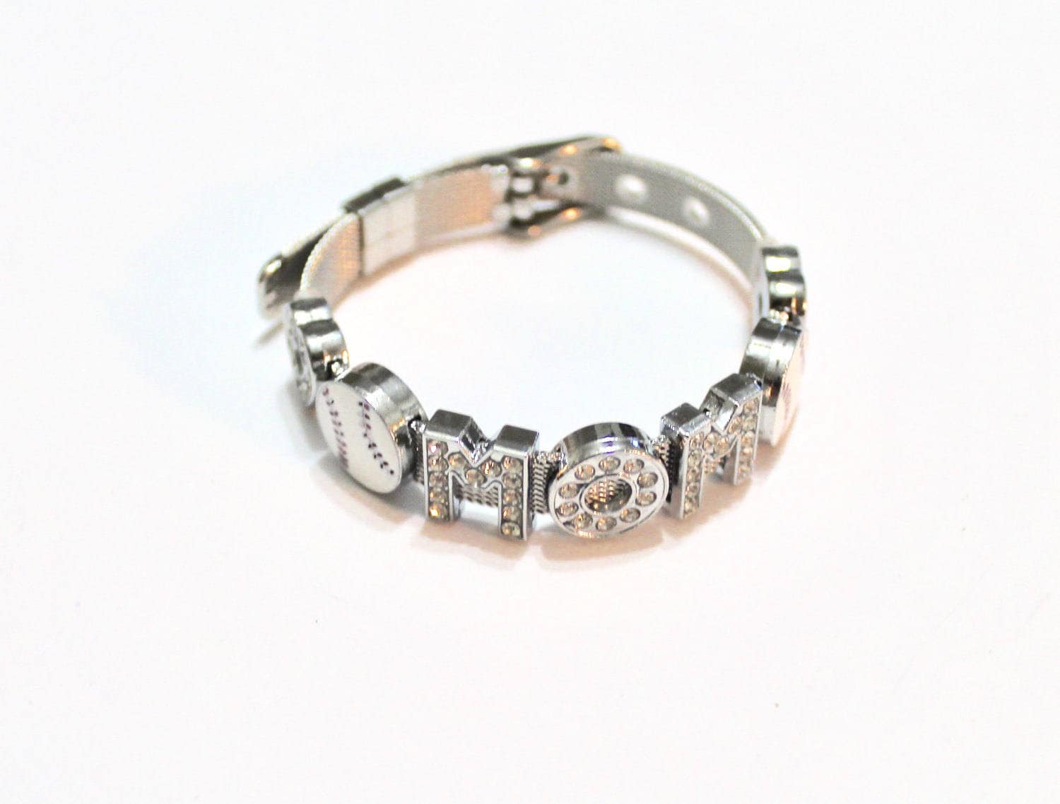 Baseball Mom Stainless Steel Slide Bracelet, I Love Baseball, Baseball Gift, Baseball Son, Gift For Her, Baseball Mother, Travel ball Mom
