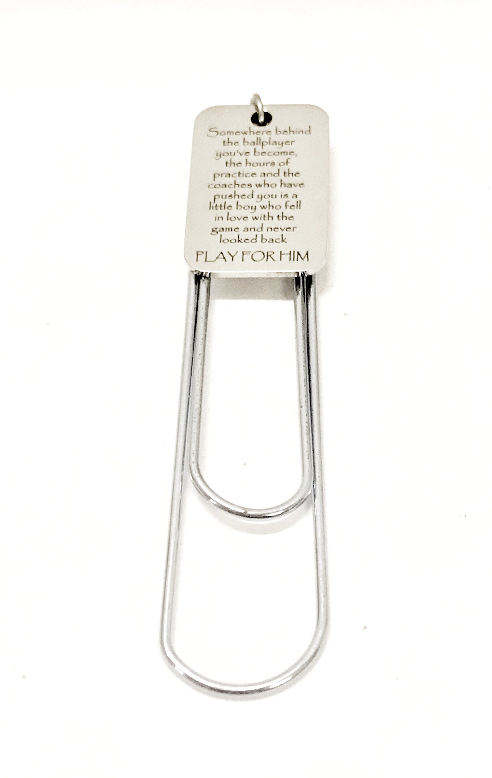 Son Gift, Baseball Player Gift, Football Player Gift, Play For Him Bookmark, Son Bookmark, Student Athlete Bookmark Gift For Son