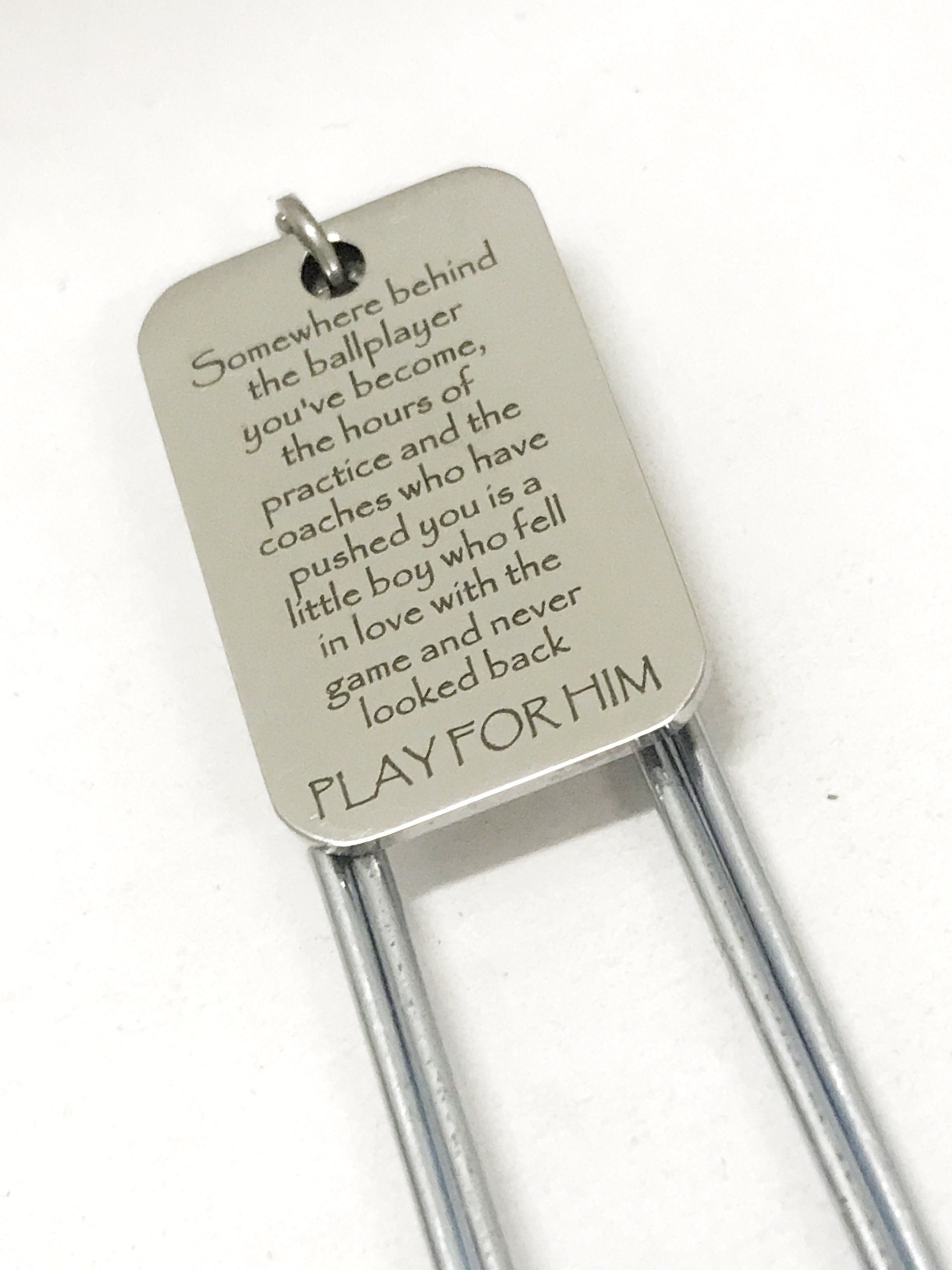 Son Gift, Baseball Player Gift, Football Player Gift, Play For Him Bookmark, Son Bookmark, Student Athlete Bookmark Gift For Son