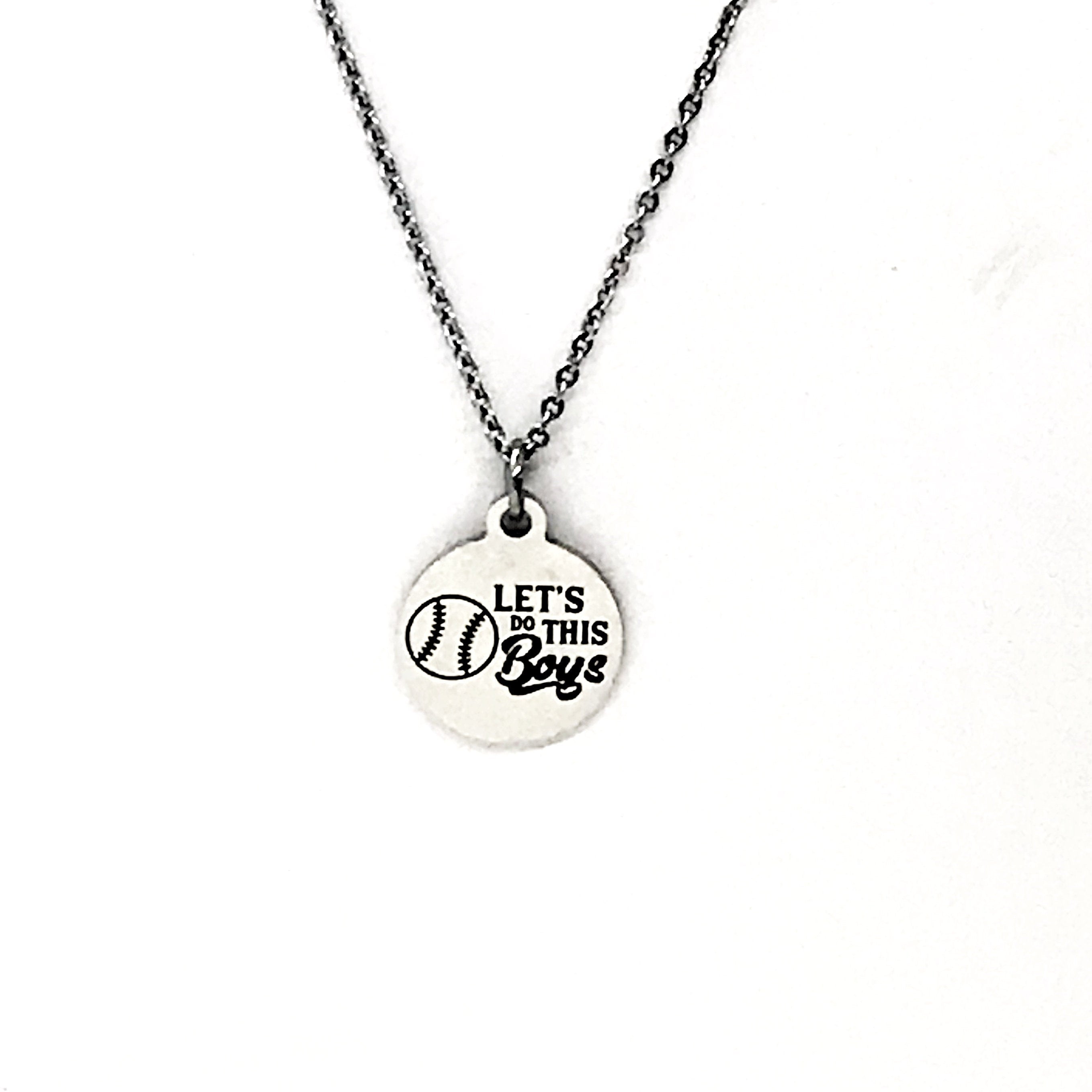 Baseball Gift, Let’s Do This Boys Necklace, Baseball Necklace, Baseball Jewelry, Baseball Player Gift, Baseball Mom Gift, Baseball Easter