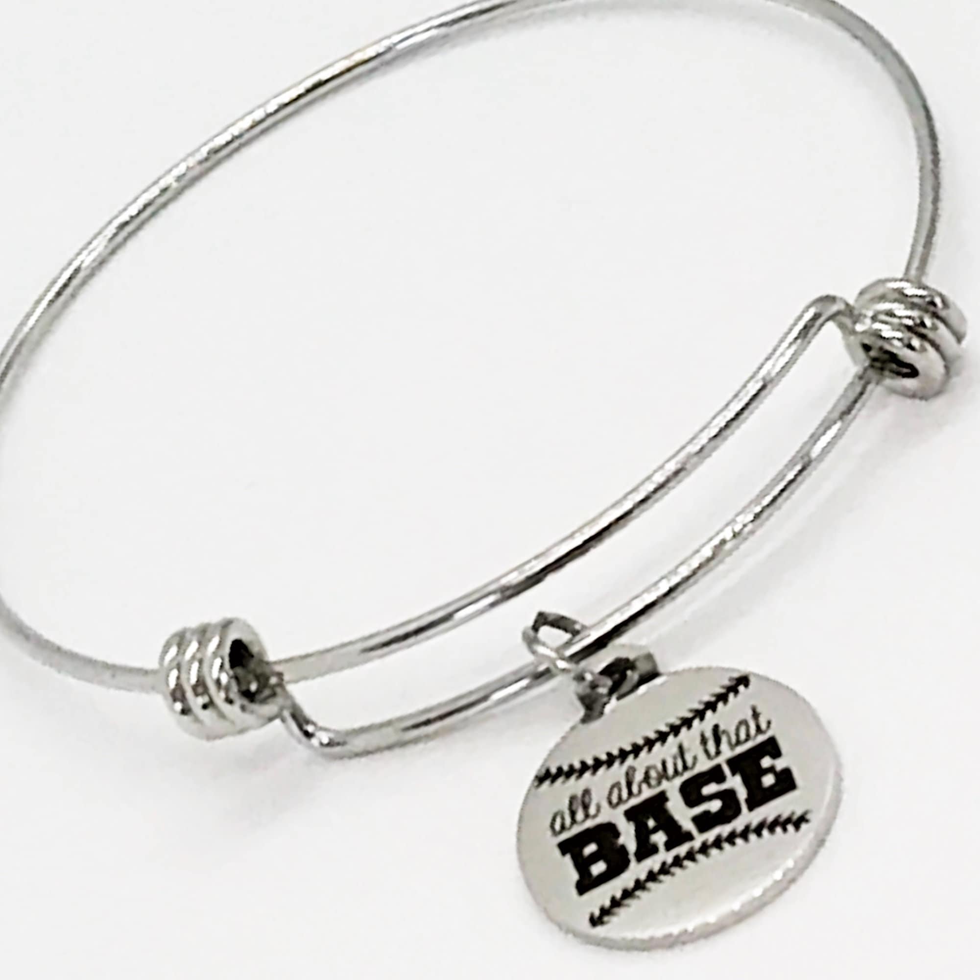 Baseball Mom Gift, All About That Base Bracelet, Baseball Mom Bracelet, Team Mom Gift, Baseball Mom Mother’s Day Gift, Baseball Mom Jewelry