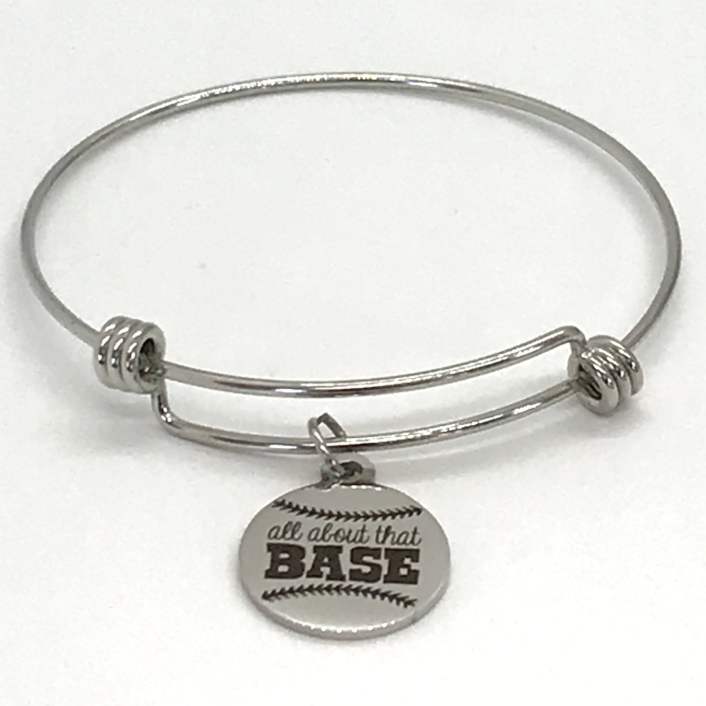 Baseball Mom Gift, All About That Base Bracelet, Baseball Mom Bracelet, Team Mom Gift, Baseball Mom Mother’s Day Gift, Baseball Mom Jewelry