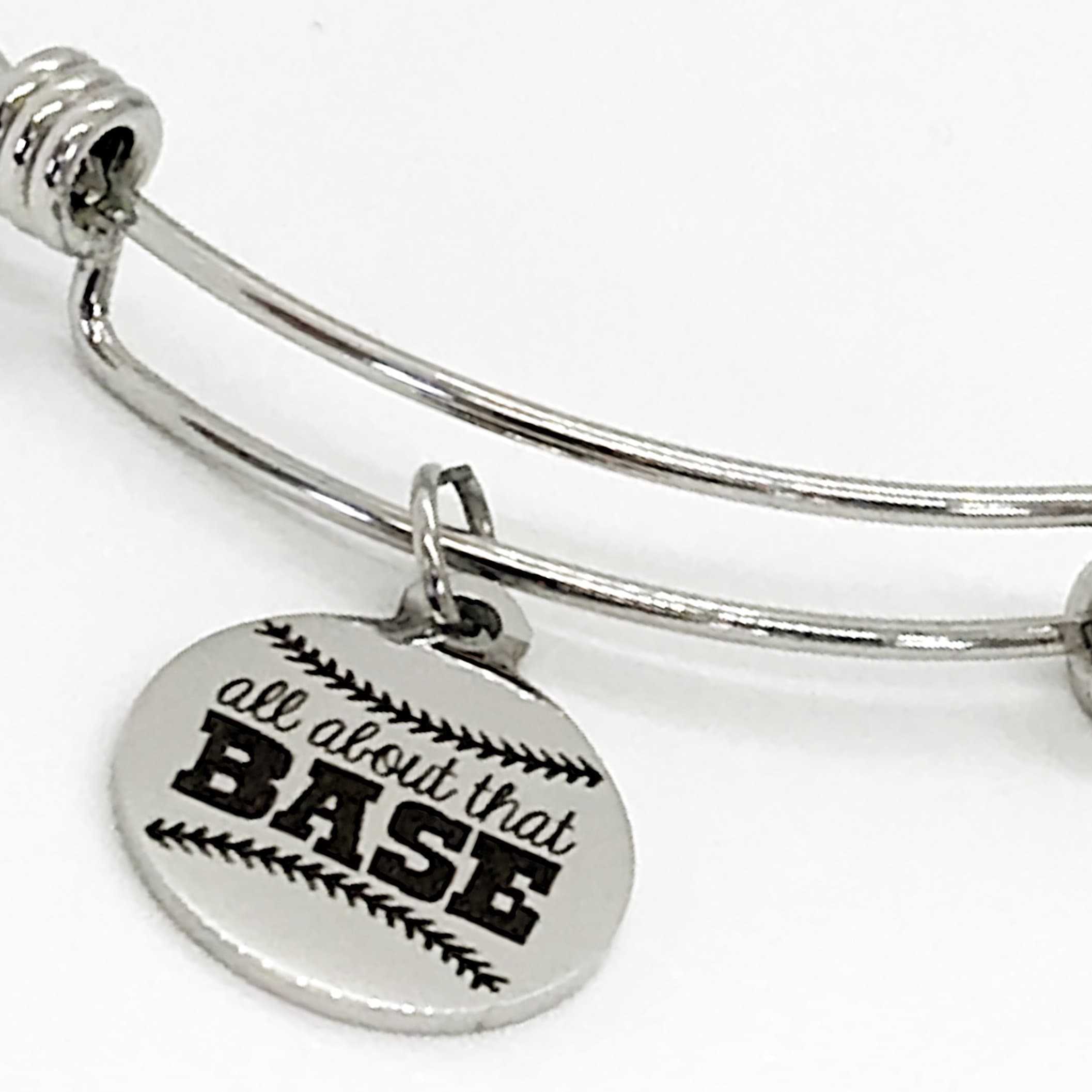 Baseball Mom Gift, All About That Base Bracelet, Baseball Mom Bracelet, Team Mom Gift, Baseball Mom Mother’s Day Gift, Baseball Mom Jewelry