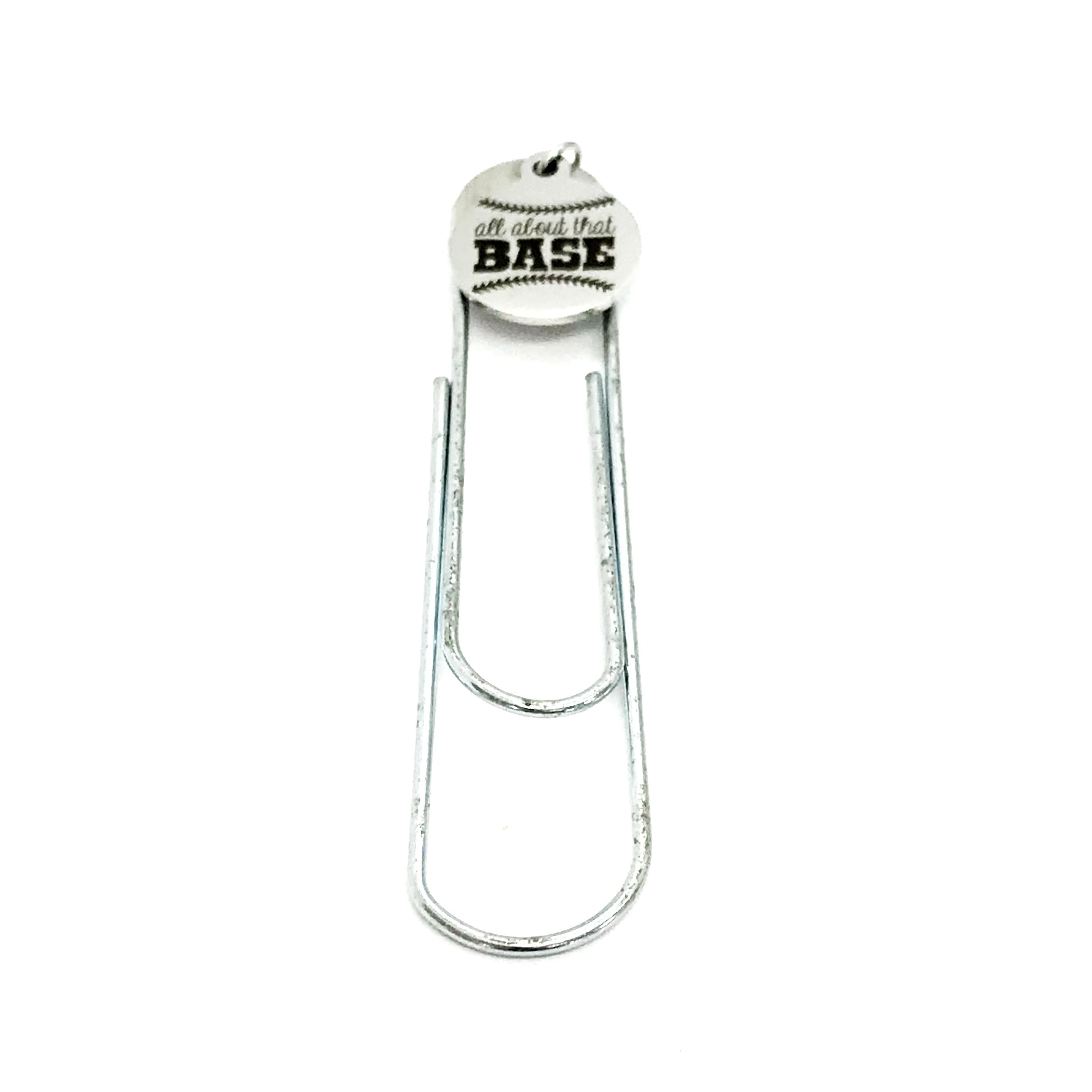 Bookmark Gift, All About That Base Bookmark, Baseball Scorebook Bookmark, Planner Bookmark, Baseball Mom Gift, Baseball Player Gift