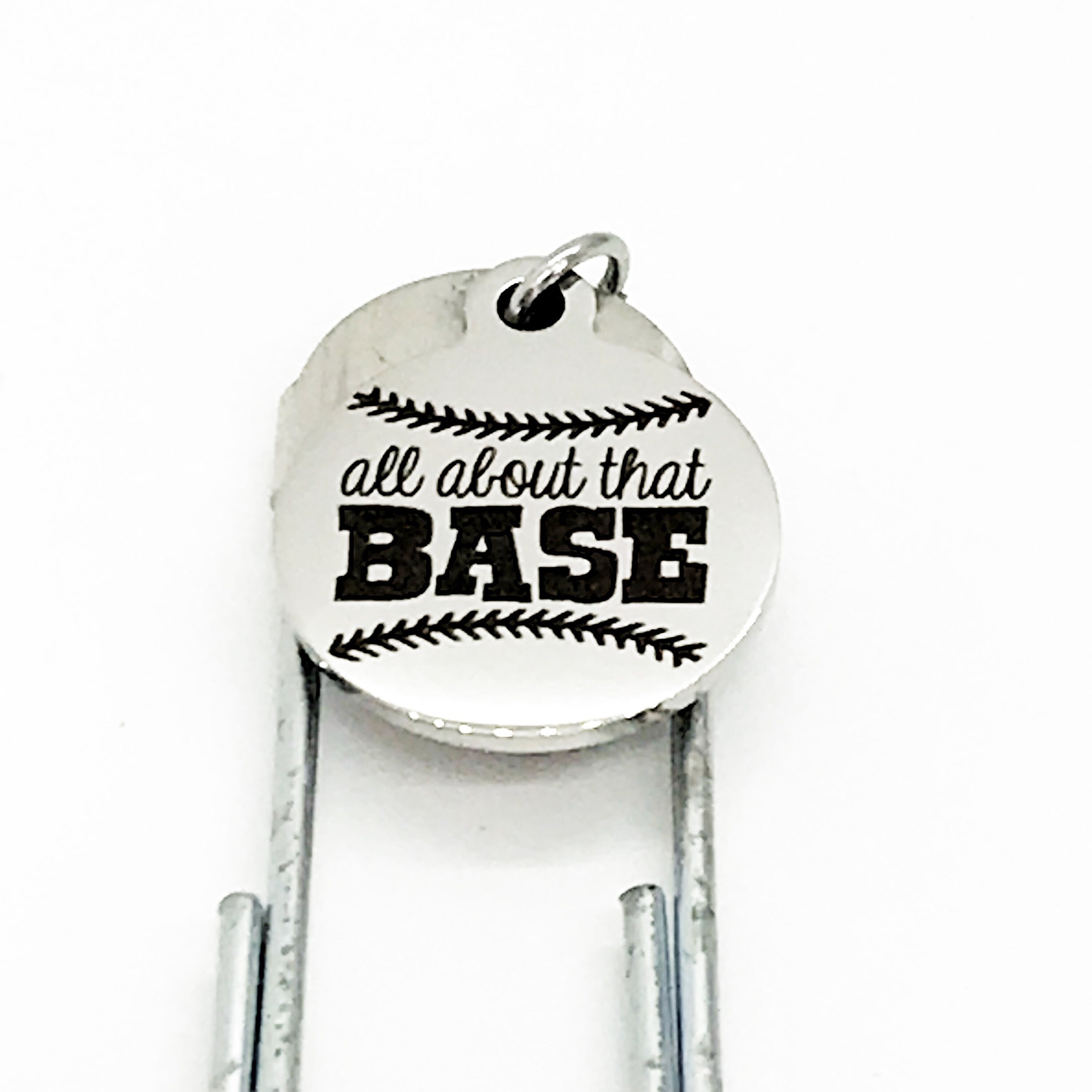 Bookmark Gift, All About That Base Bookmark, Baseball Scorebook Bookmark, Planner Bookmark, Baseball Mom Gift, Baseball Player Gift