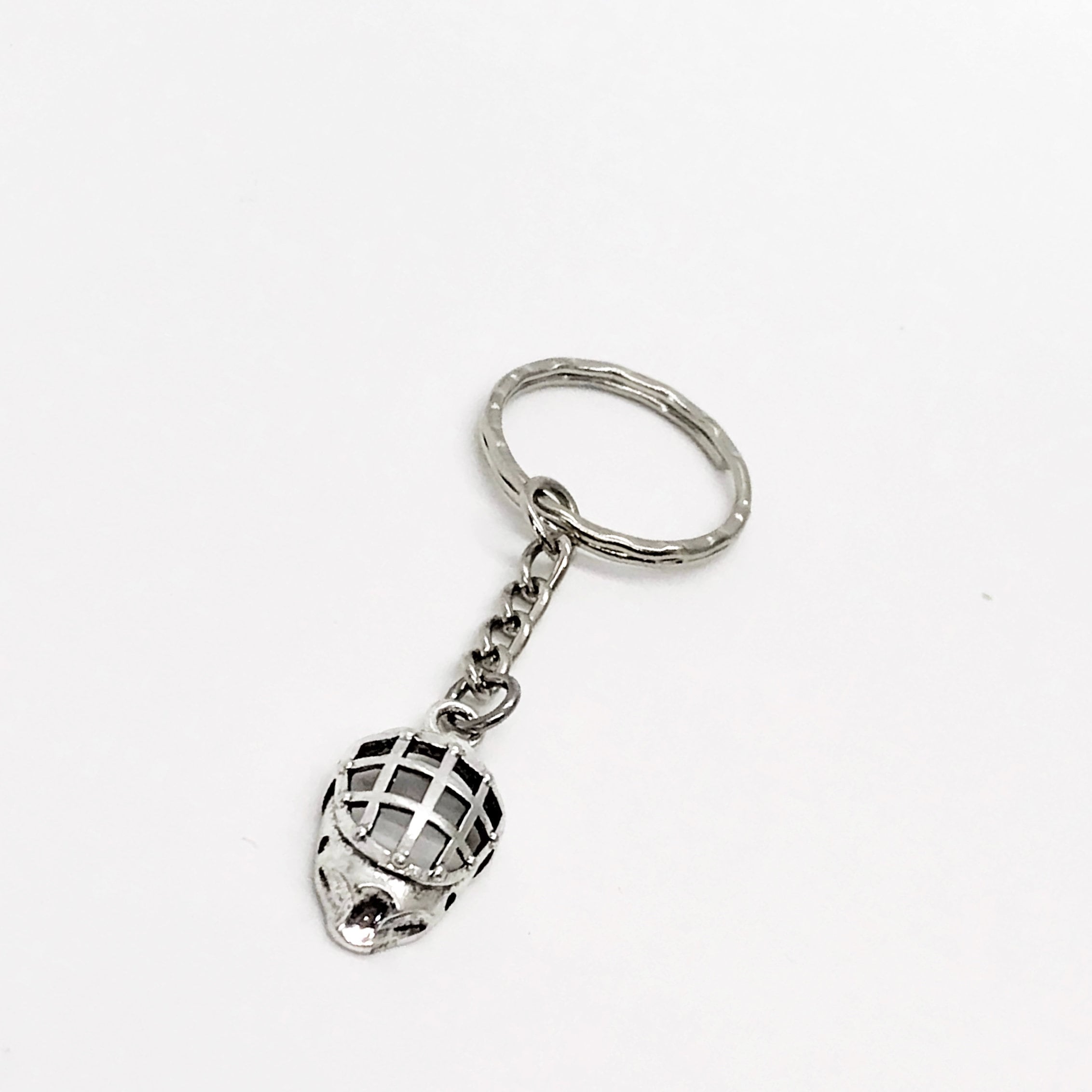 Hockey Player Gift, Hockey Mask Keychain, Hockey Mom Gift, Hockey Girlfriend Gift, Keychain Gift, Catchers Mask Keychain, Baseball Catcher