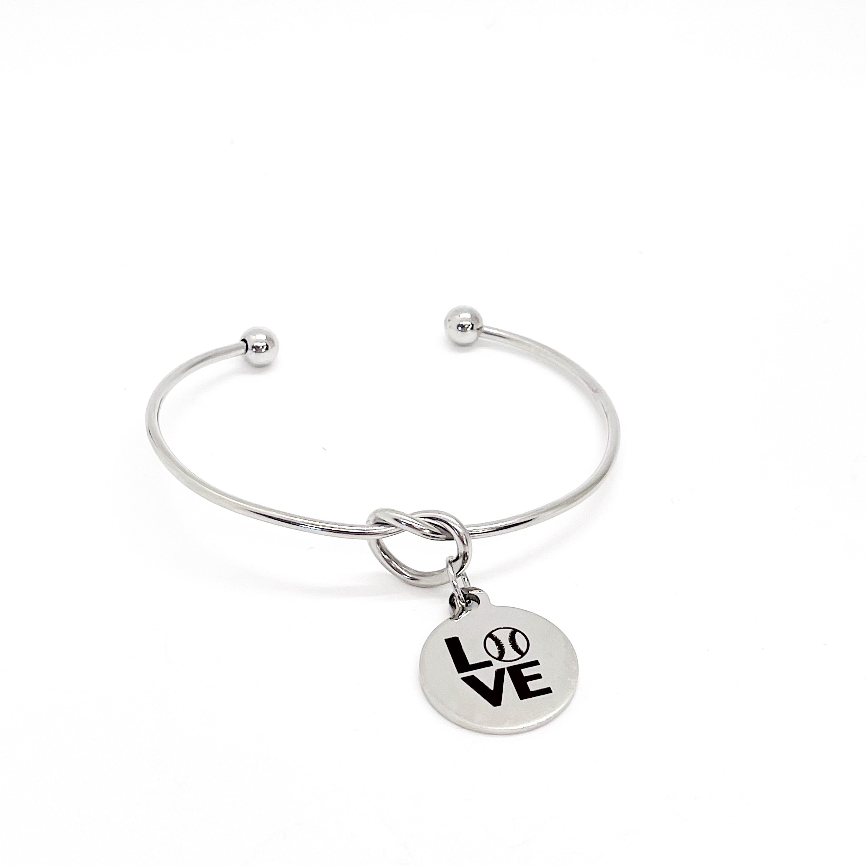 Baseball Mom Gift, Baseball Fan Gift, Love Baseball Bracelet, Charm Bracelet, Team Mom Gift, Mom Valentine, Baseball Mothers Day Gifts