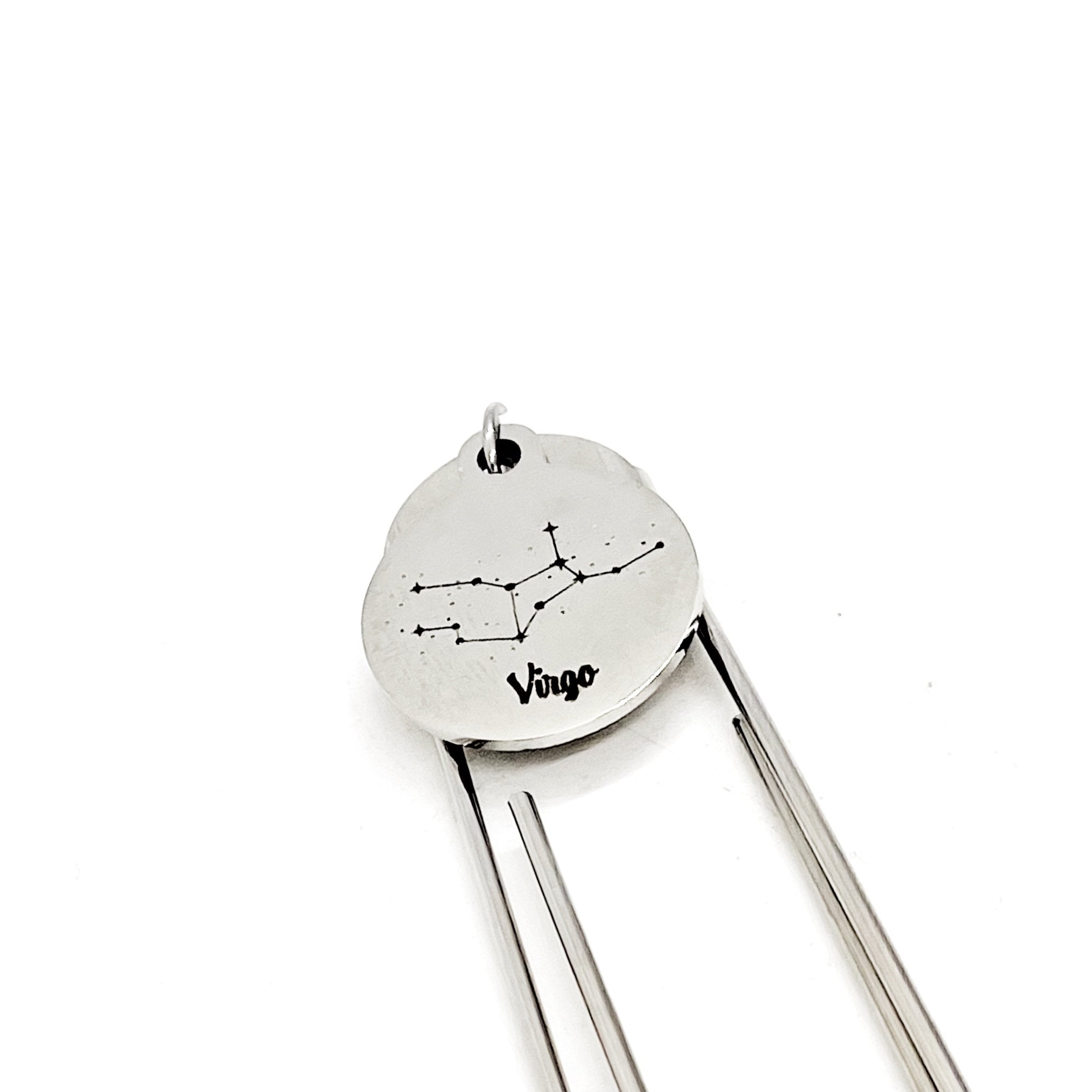 Zodiac Sign Bookmark, Virgo Bookmark, Virgo Zodiac, Virgo Gifts, Reader Gifts, Charm Bookmark, Planner Bookmark, Constellation Gifts