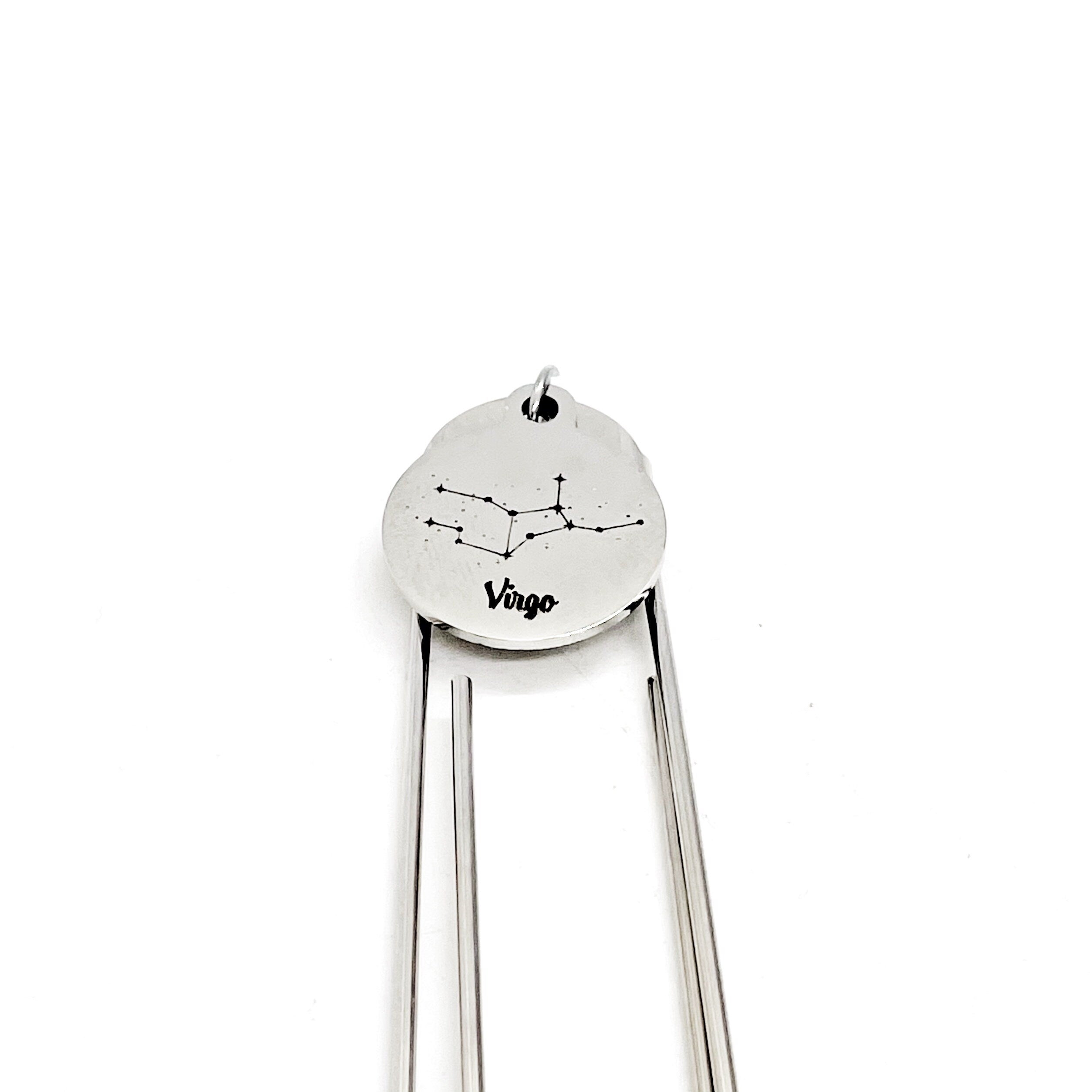 Zodiac Sign Bookmark, Virgo Bookmark, Virgo Zodiac, Virgo Gifts, Reader Gifts, Charm Bookmark, Planner Bookmark, Constellation Gifts