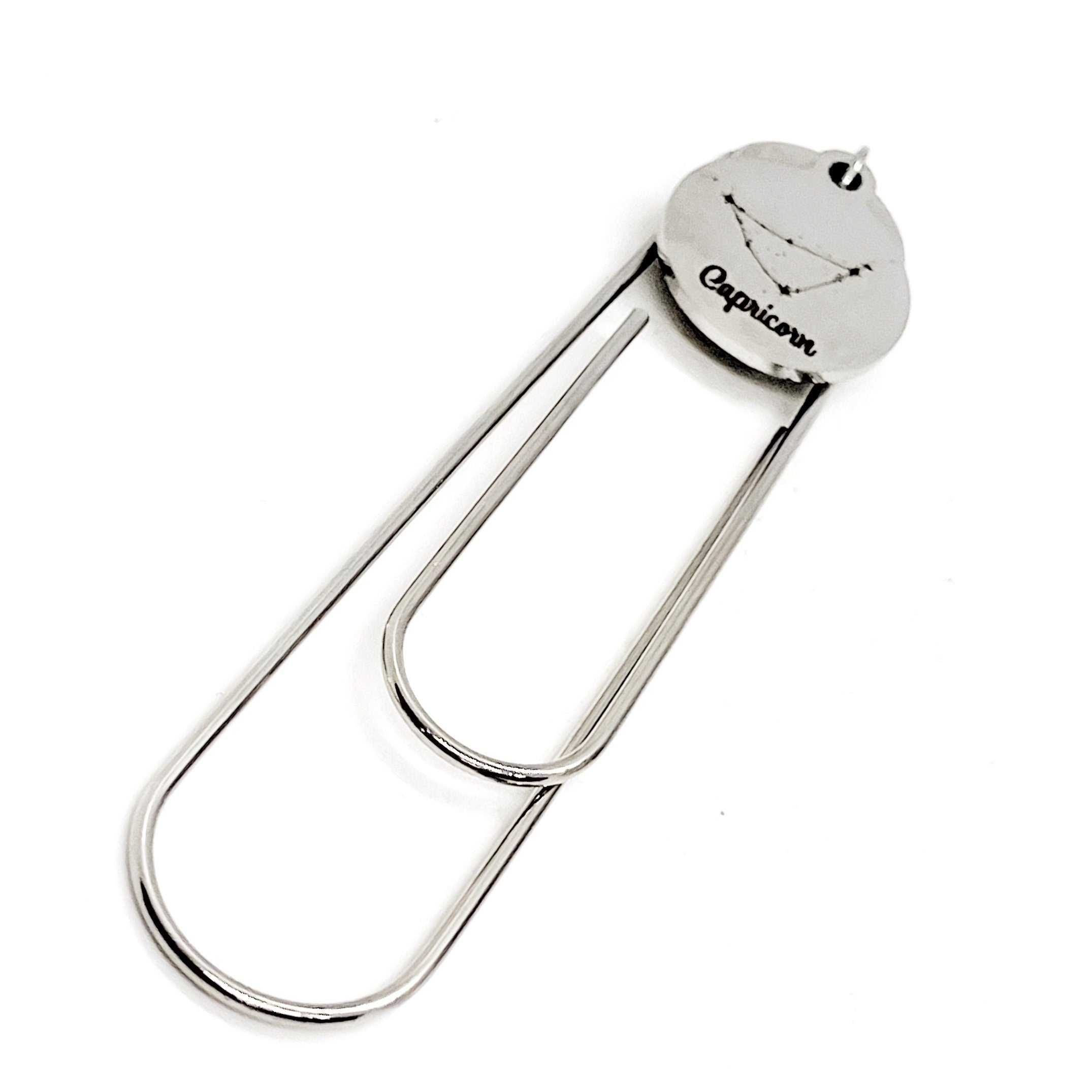 Zodiac Sign Bookmark, Capricorn Bookmark, Capricorn Zodiac, Capricorn Gifts, Reader Gift, Charm Bookmark, Planner Bookmark, Constellation