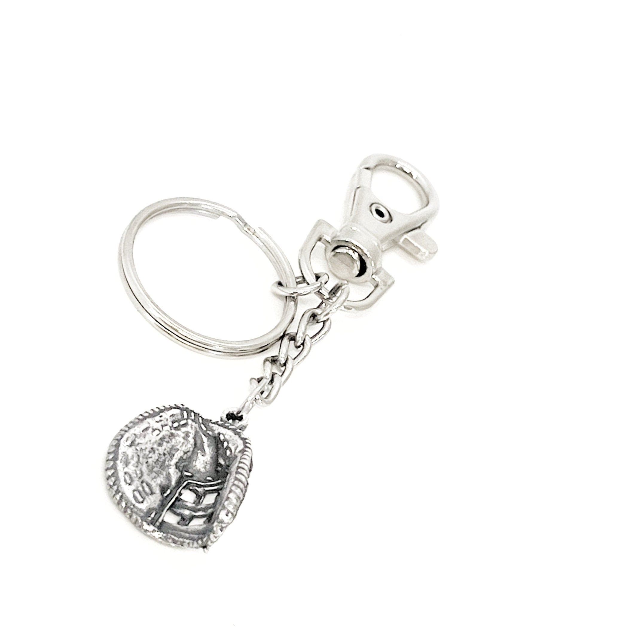 Baseball Catcher Keychain, Softball Catcher Keychain, Catcher Mom Gifts, Catcher Gifts, Son Gift, Daughter Gift, Wife Gift, Clip On Keychain