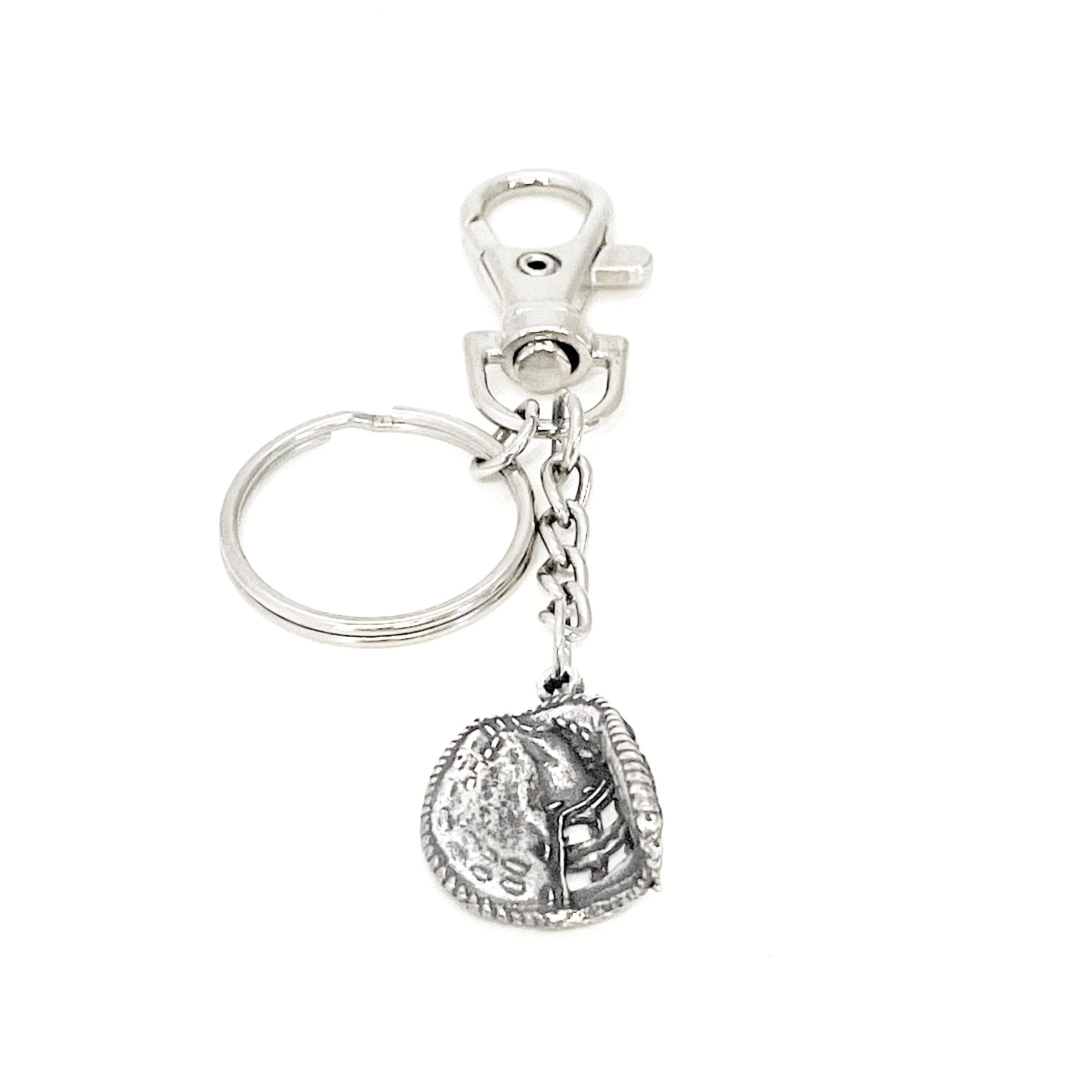 Baseball Catcher Keychain, Softball Catcher Keychain, Catcher Mom Gifts, Catcher Gifts, Son Gift, Daughter Gift, Wife Gift, Clip On Keychain