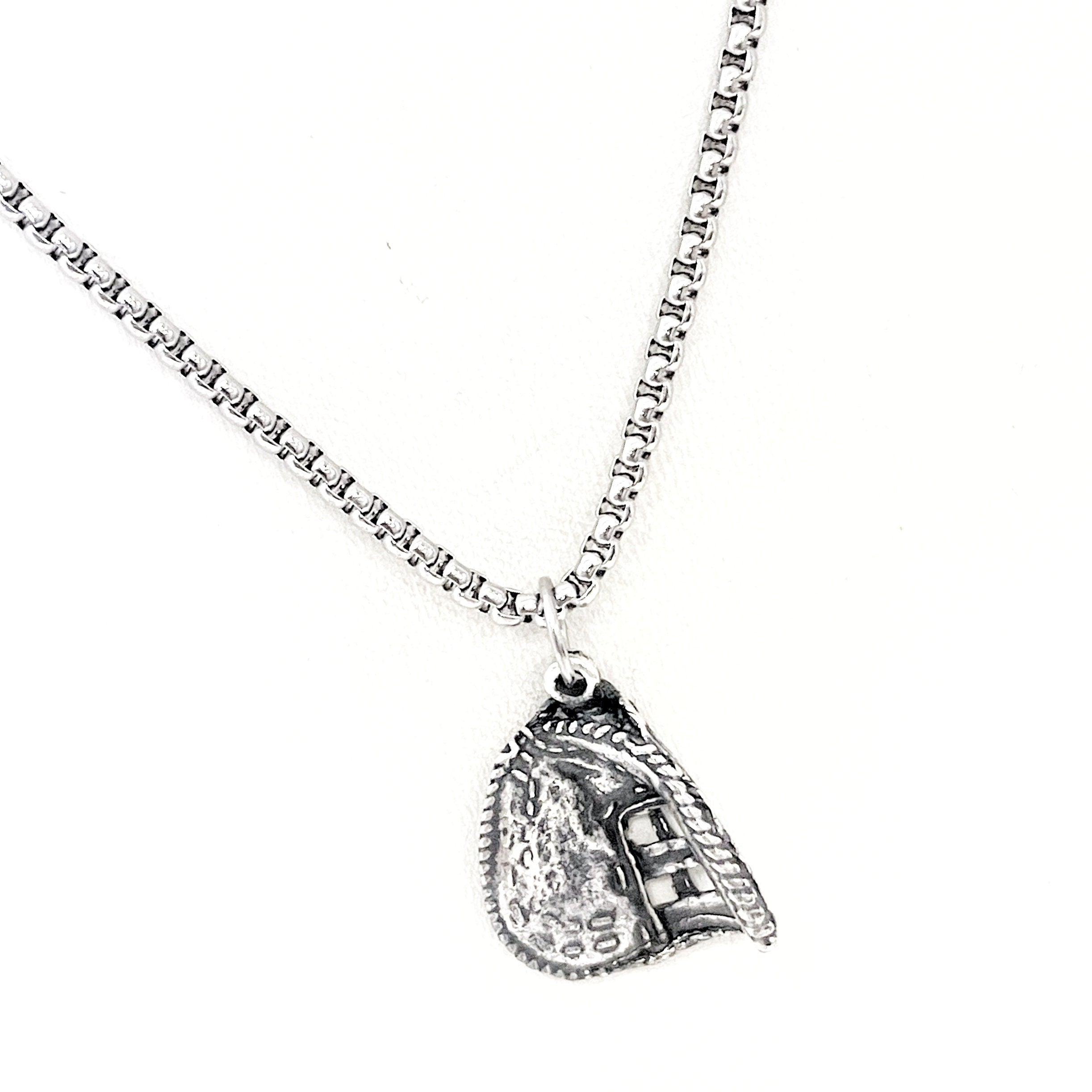 Baseball Catcher Gifts, Baseball Player Necklace, Baseball Catcher Charm, Catchers Mitt Charm, Son Gift, Catcher Mom Gift, Gift For Him