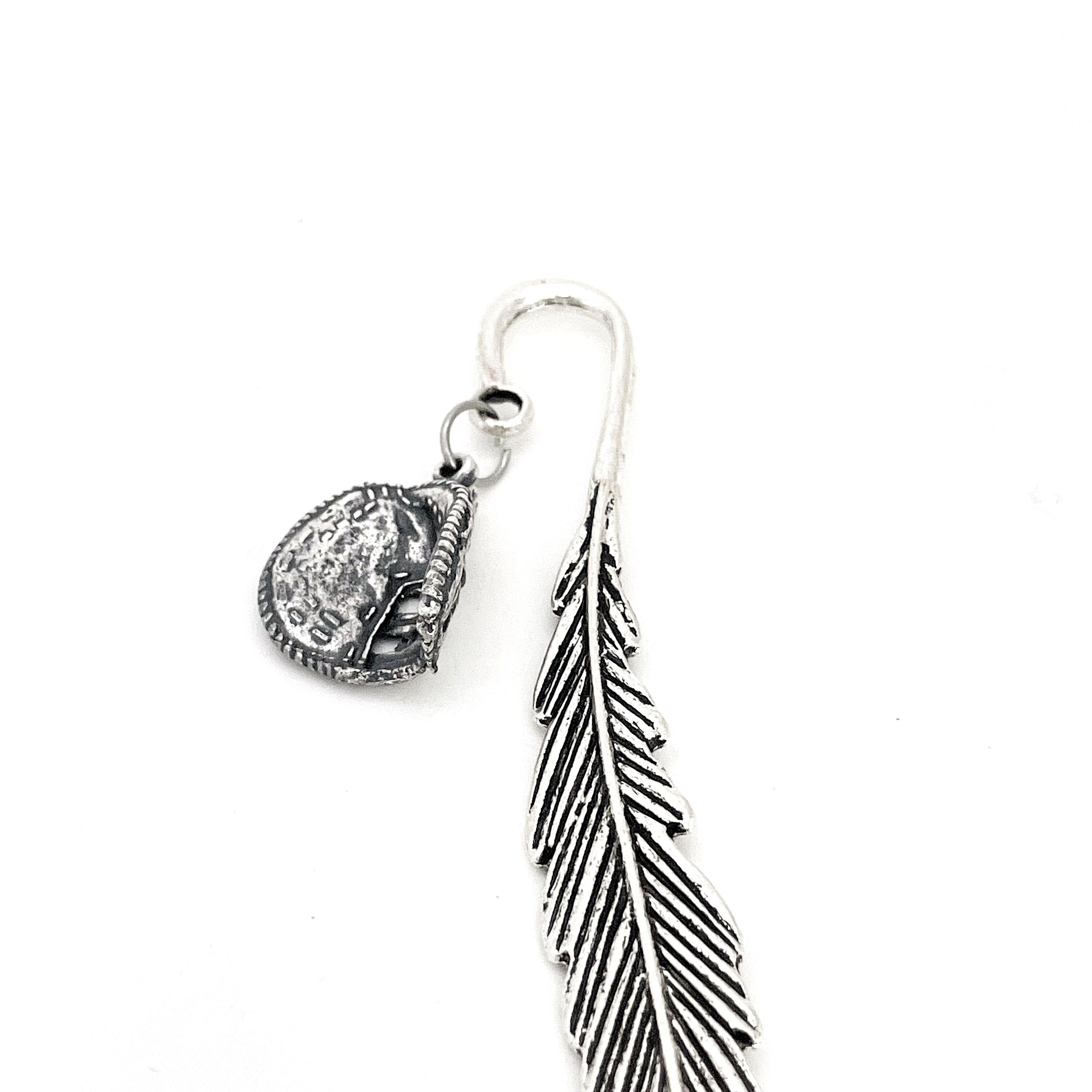 Bookmark Gift, Softball Catcher Bookmark, Baseball Catcher Gift, Catcher Mitt Charm Bookmark, Softball Bookmark, Catcher Mom Gift