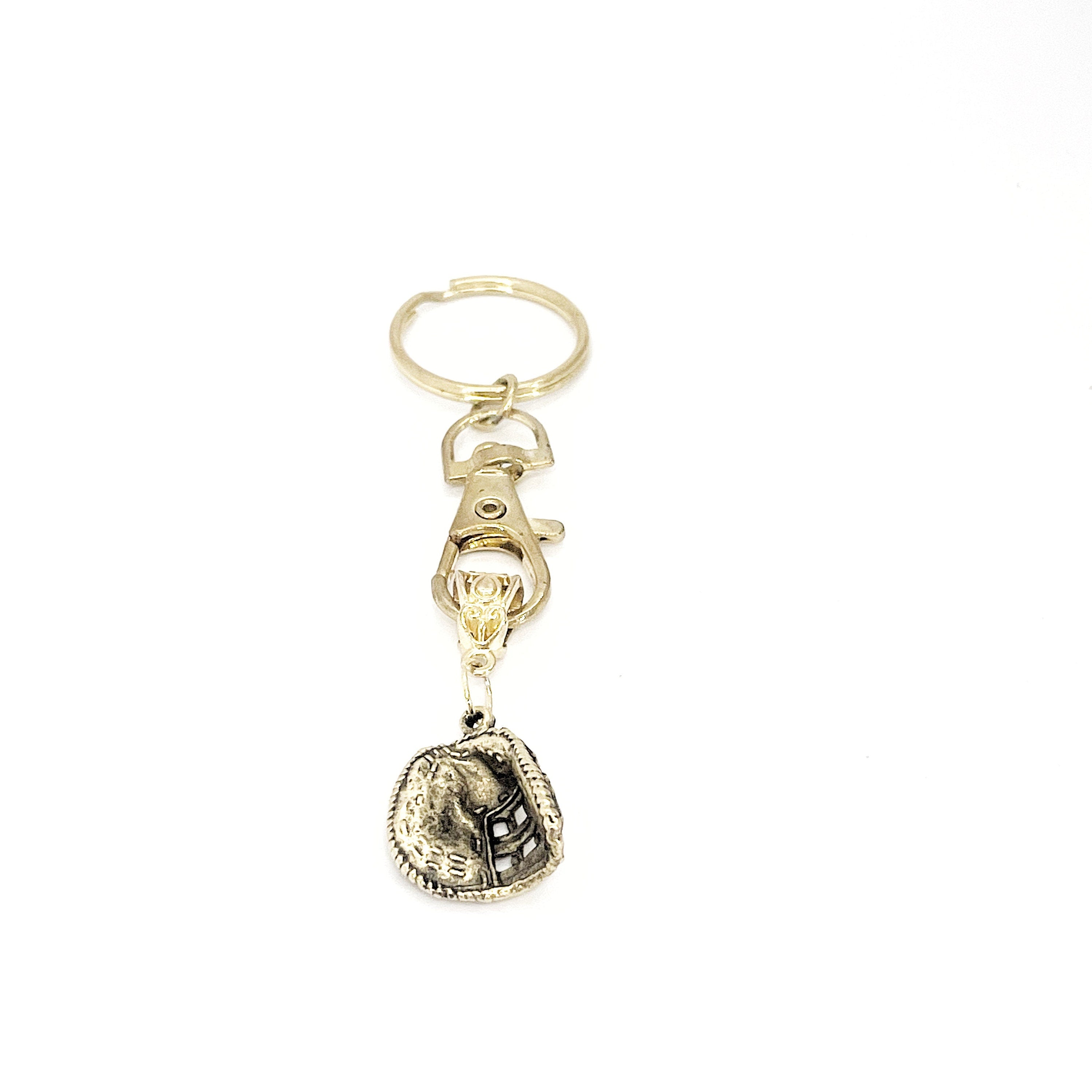 Softball Catcher Mitt Keychain, Baseball Catcher Keychain, Catcher Mom Gift, Catchers Mitt Charm, Charm Keychain, Student Athlete Gift
