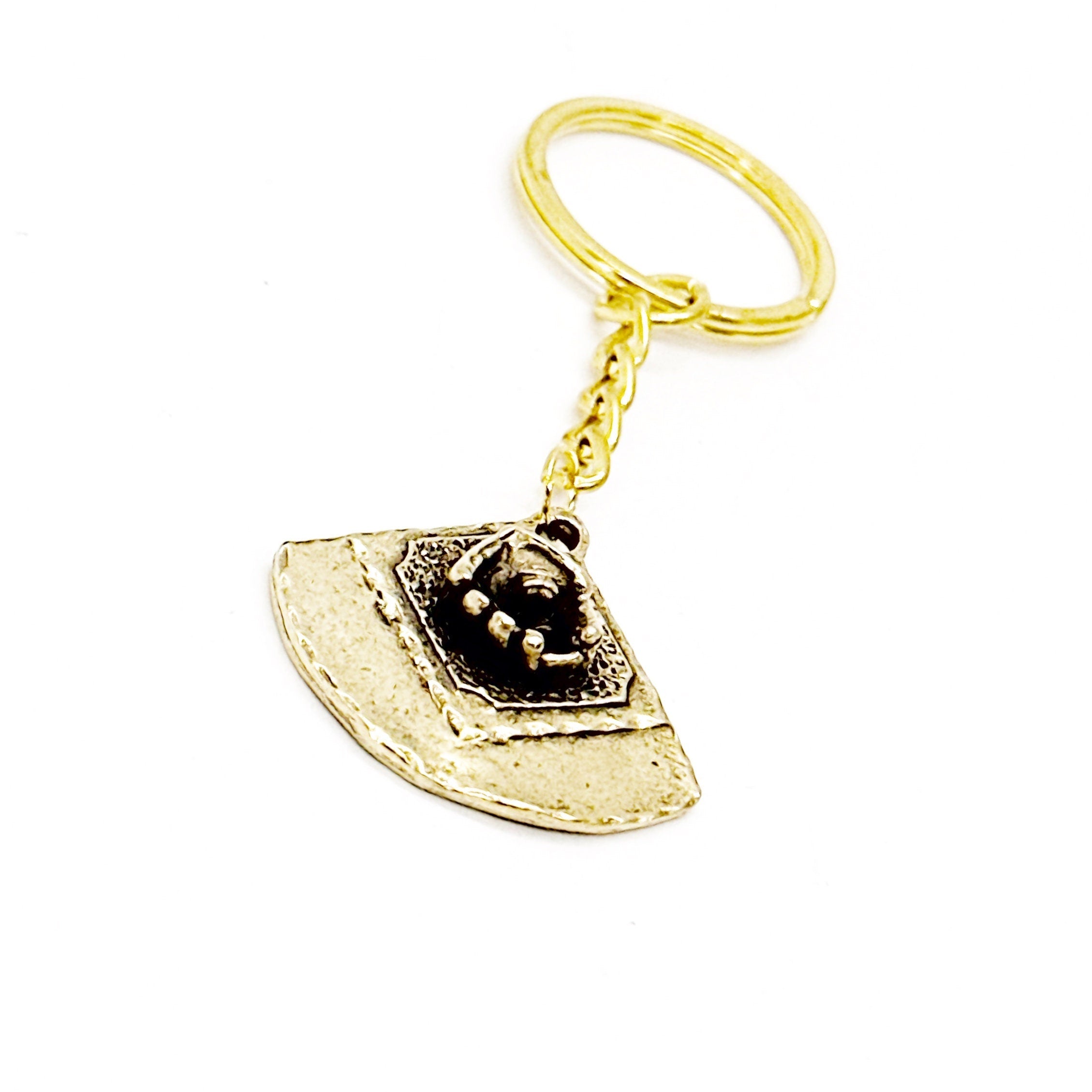 Goldtone Baseball Diamond Keychain, Baseball Player Gift, Baseball Team, Baseball Coach Gift, Softball Player Keychain, Softball Player Gift