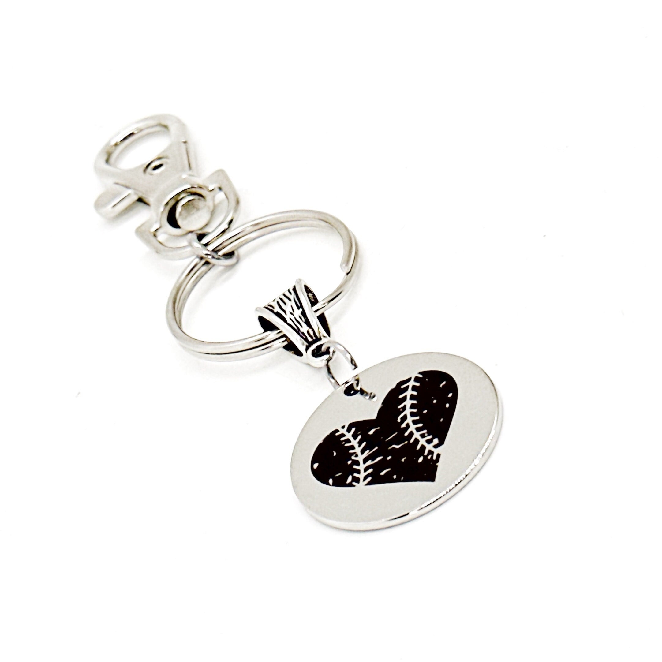 Love Baseball Keychain, Love Softball Keychain, Softball Player, Softball Mom, Baseball Mom Gift, Coach Wife Gift, Gift For Her, Girlfriend
