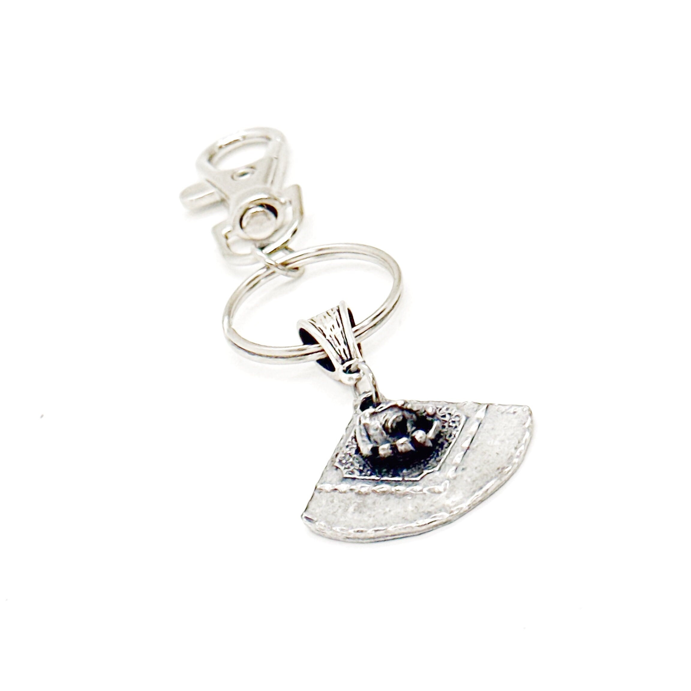 Baseball Glove Ball And Field Clip On Charm Keychain, Baseball Player Gift, Making The Baseball Team, Son Gift, Grandson Gift, Coach Gift