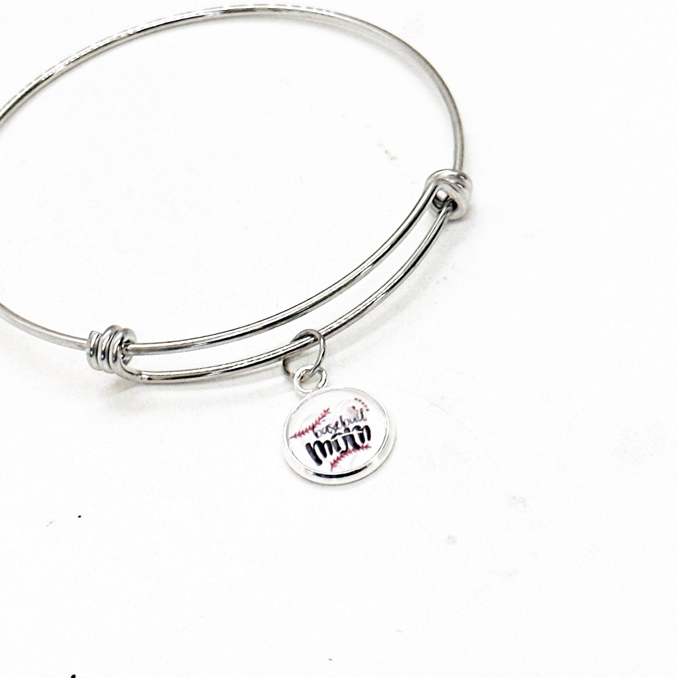 Baseball Mom Charm Bracelet, Senior Baseball Mom Gift,  Baseball Gift For Her, Wife Gift, Team Mom, Coach’s Wife, Jewelry Gifts